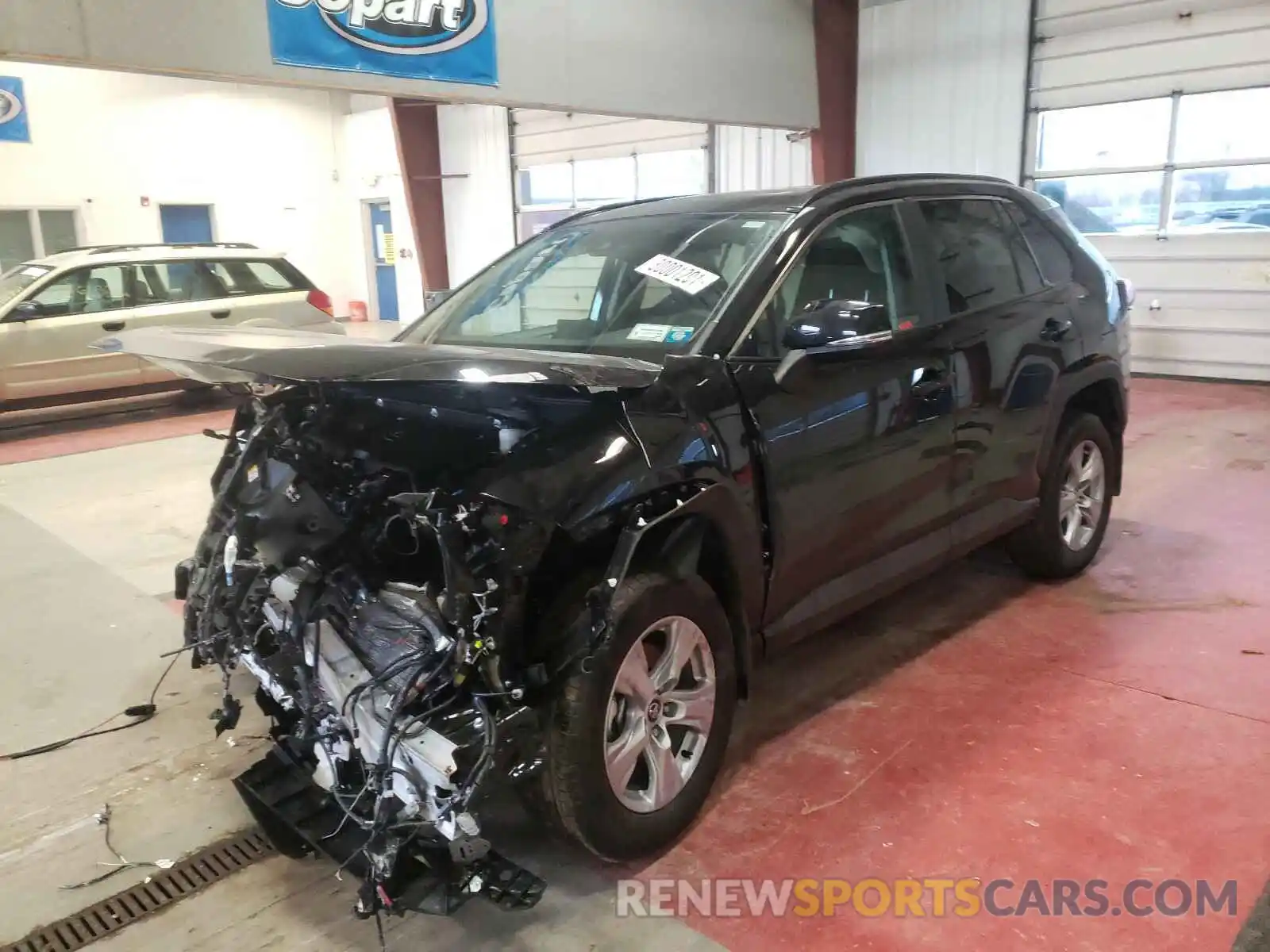 2 Photograph of a damaged car 2T3P1RFVXMW141954 TOYOTA RAV4 2021