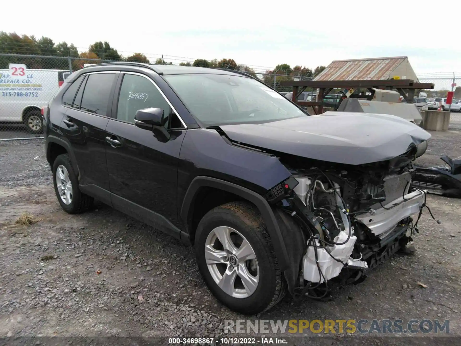 1 Photograph of a damaged car 2T3P1RFVXMW155109 TOYOTA RAV4 2021