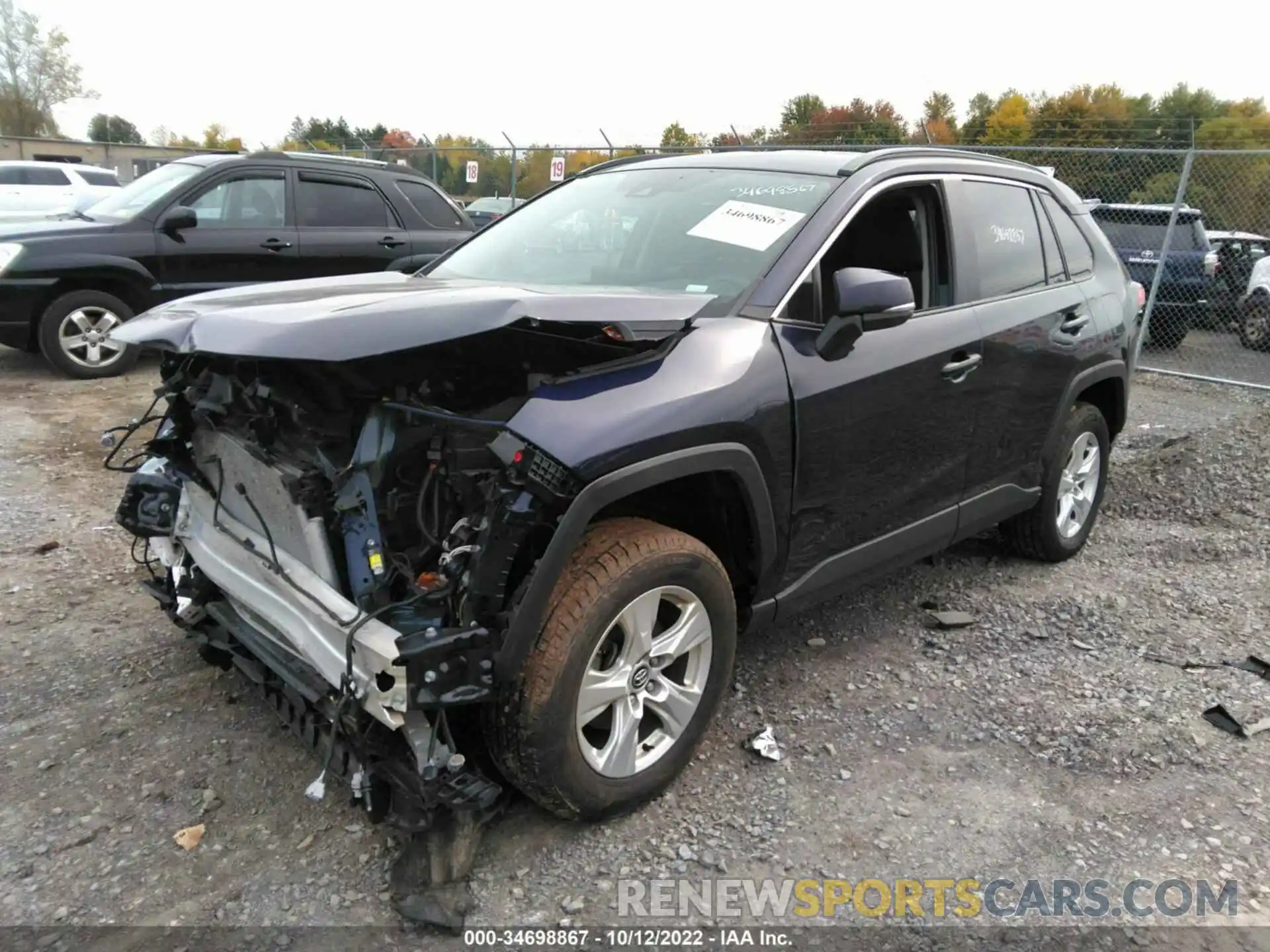 2 Photograph of a damaged car 2T3P1RFVXMW155109 TOYOTA RAV4 2021