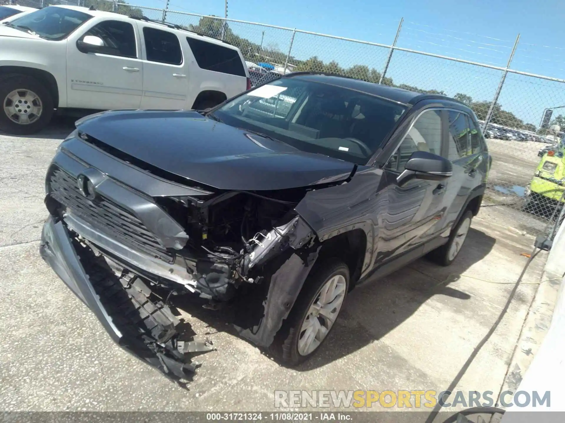 2 Photograph of a damaged car 2T3P1RFVXMW157054 TOYOTA RAV4 2021