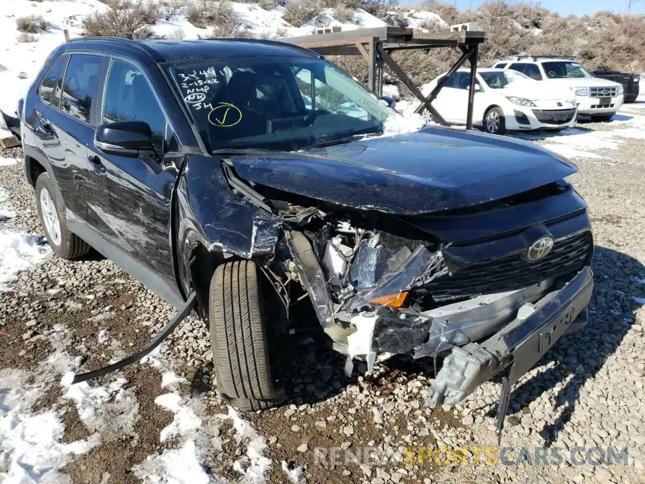 1 Photograph of a damaged car 2T3P1RFVXMW162609 TOYOTA RAV4 2021