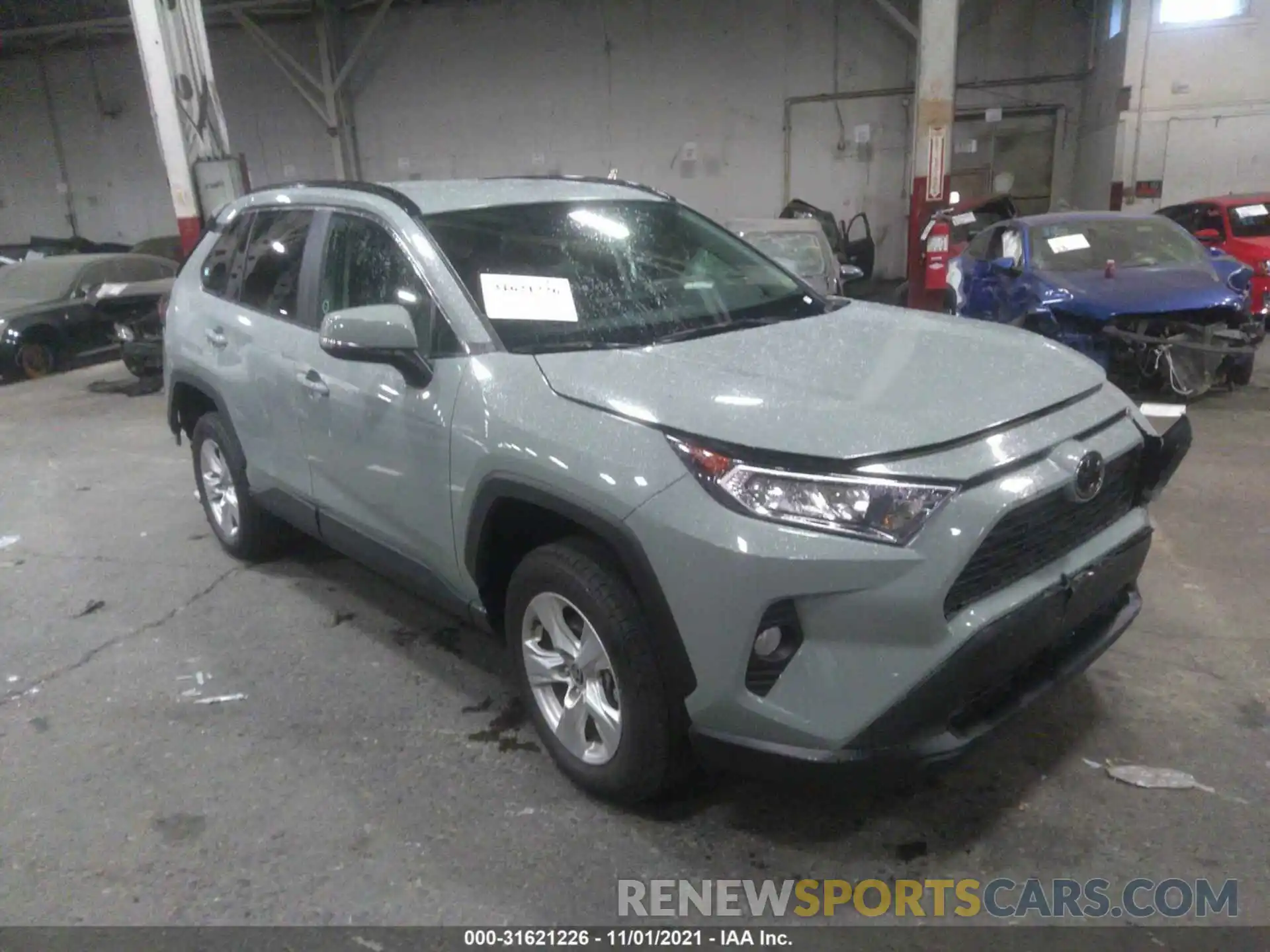 1 Photograph of a damaged car 2T3P1RFVXMW172962 TOYOTA RAV4 2021