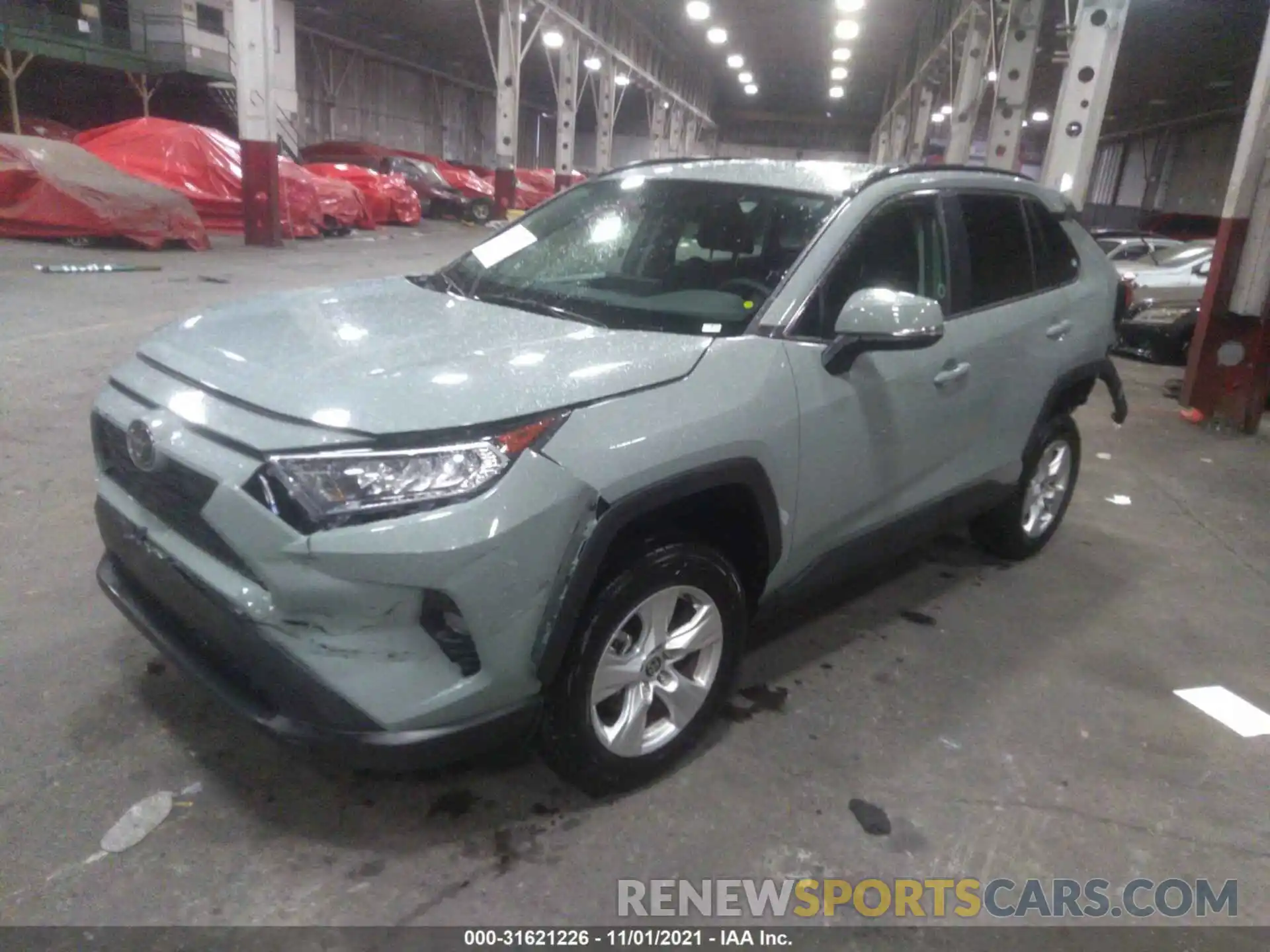 2 Photograph of a damaged car 2T3P1RFVXMW172962 TOYOTA RAV4 2021