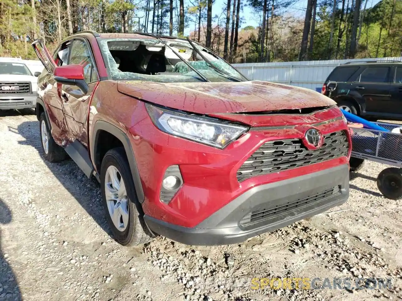 1 Фотография поврежденного автомобиля 2T3P1RFVXMW173240 TOYOTA RAV4 2021