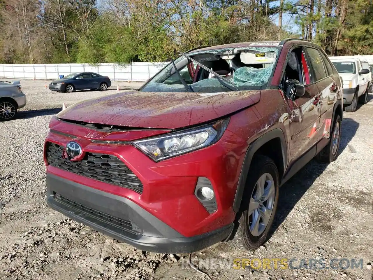 2 Фотография поврежденного автомобиля 2T3P1RFVXMW173240 TOYOTA RAV4 2021