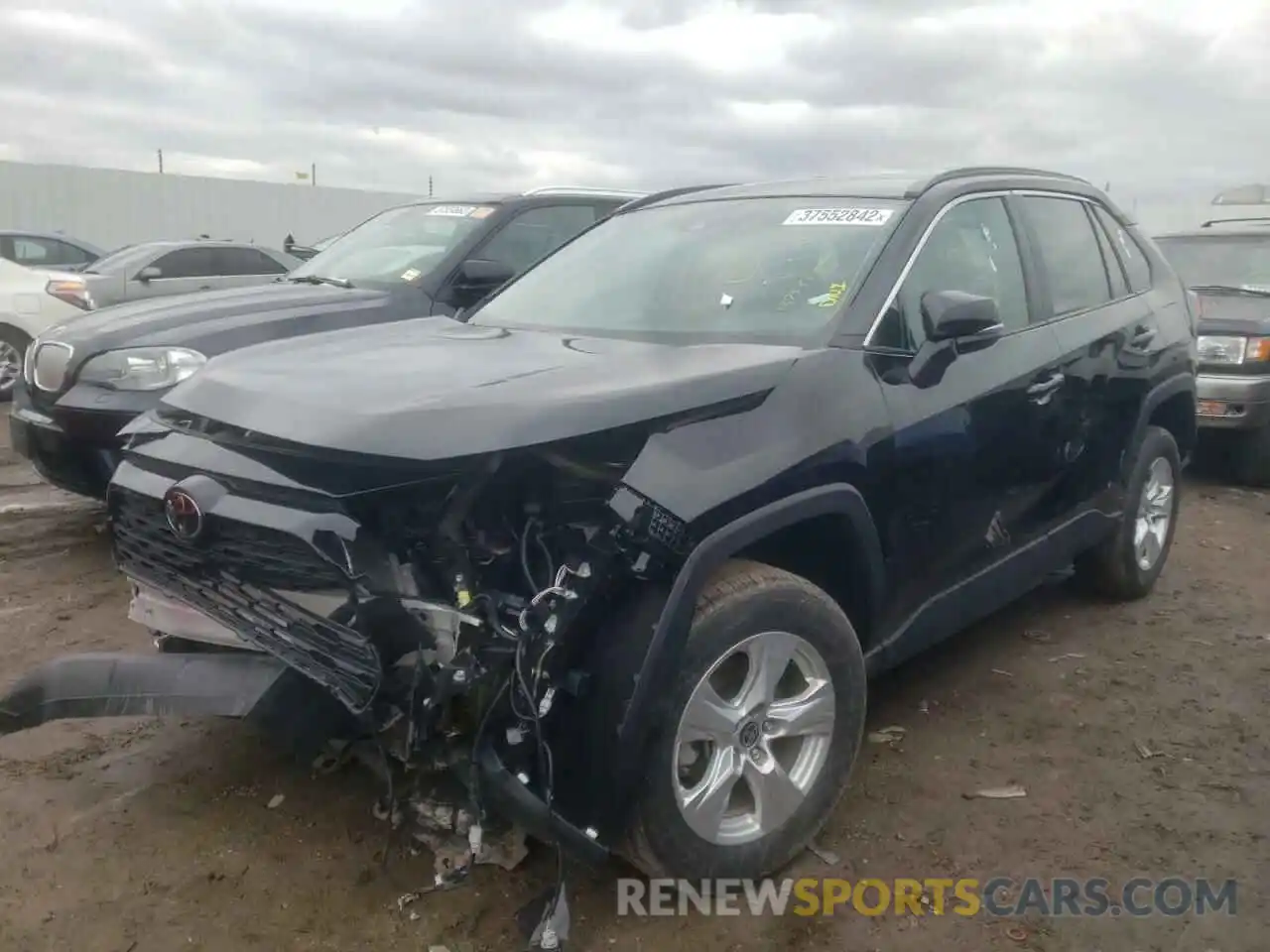 2 Photograph of a damaged car 2T3P1RFVXMW179877 TOYOTA RAV4 2021