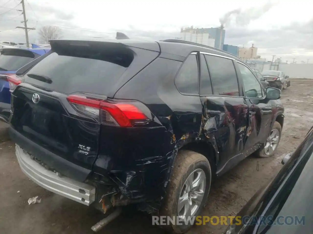 4 Фотография поврежденного автомобиля 2T3P1RFVXMW179877 TOYOTA RAV4 2021