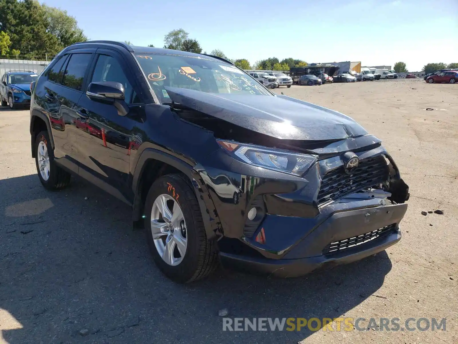 1 Photograph of a damaged car 2T3P1RFVXMW187686 TOYOTA RAV4 2021