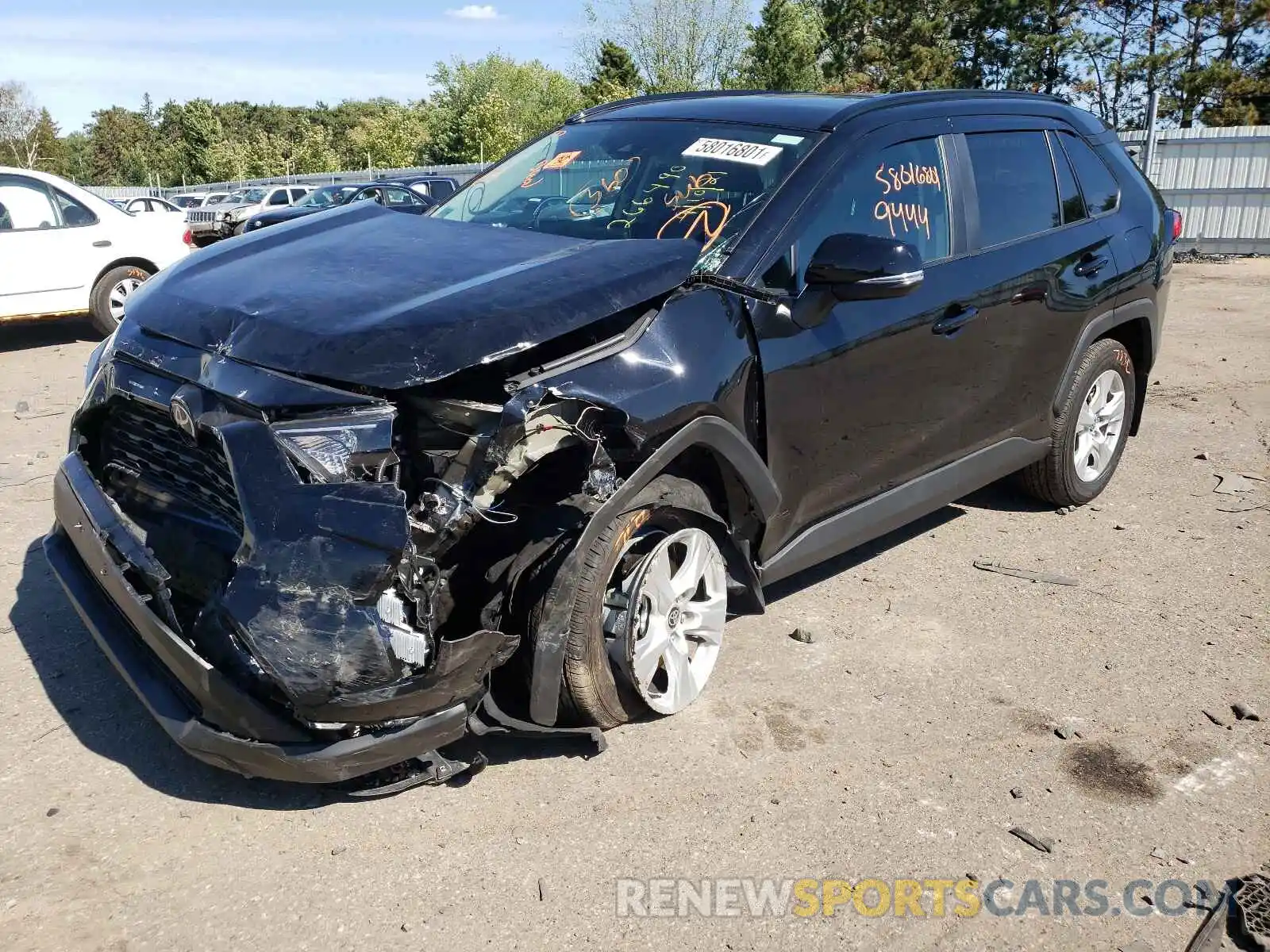 2 Photograph of a damaged car 2T3P1RFVXMW187686 TOYOTA RAV4 2021