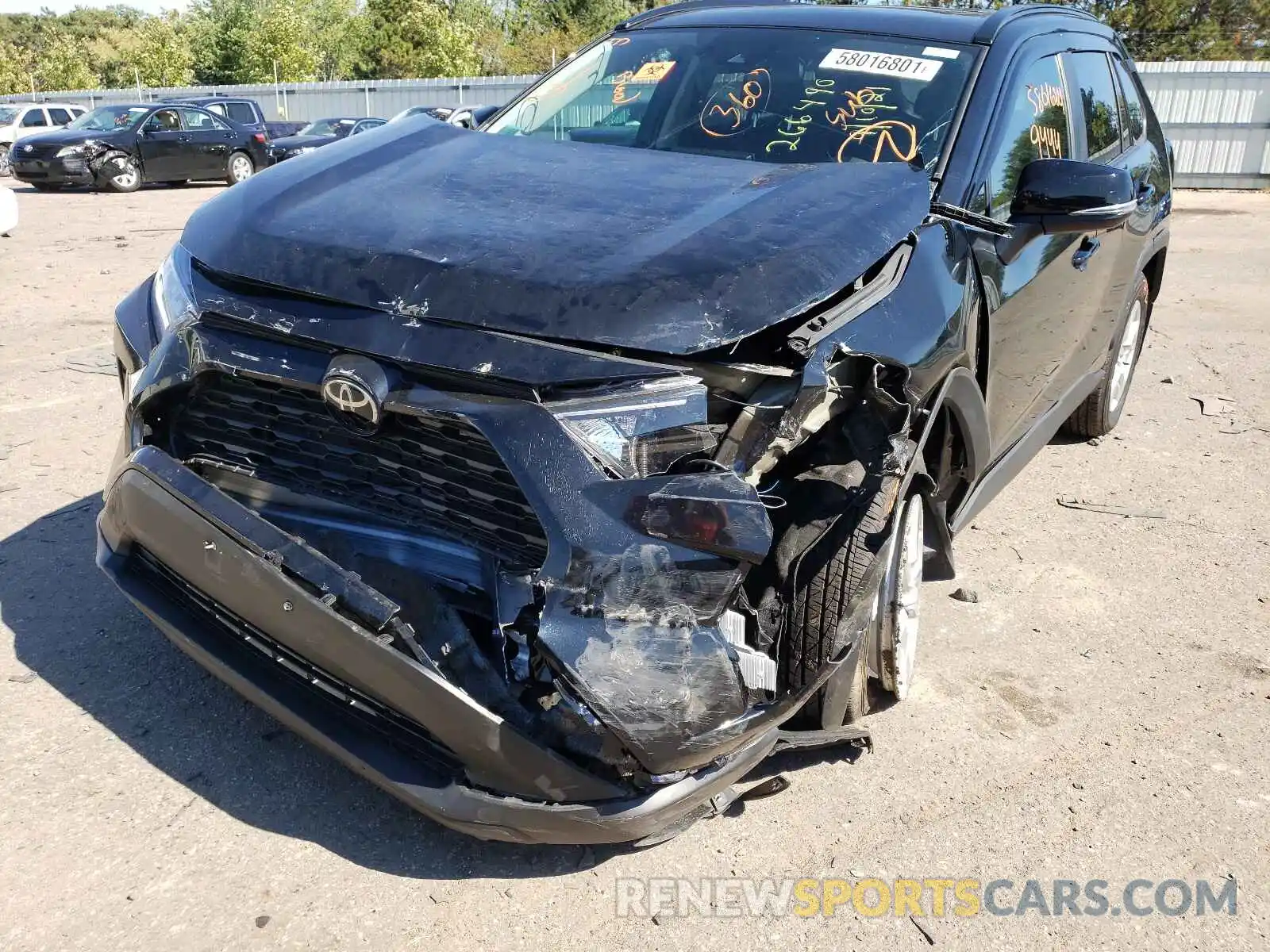 9 Photograph of a damaged car 2T3P1RFVXMW187686 TOYOTA RAV4 2021