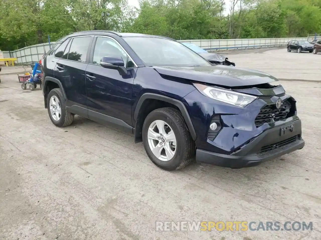 1 Photograph of a damaged car 2T3P1RFVXMW188627 TOYOTA RAV4 2021