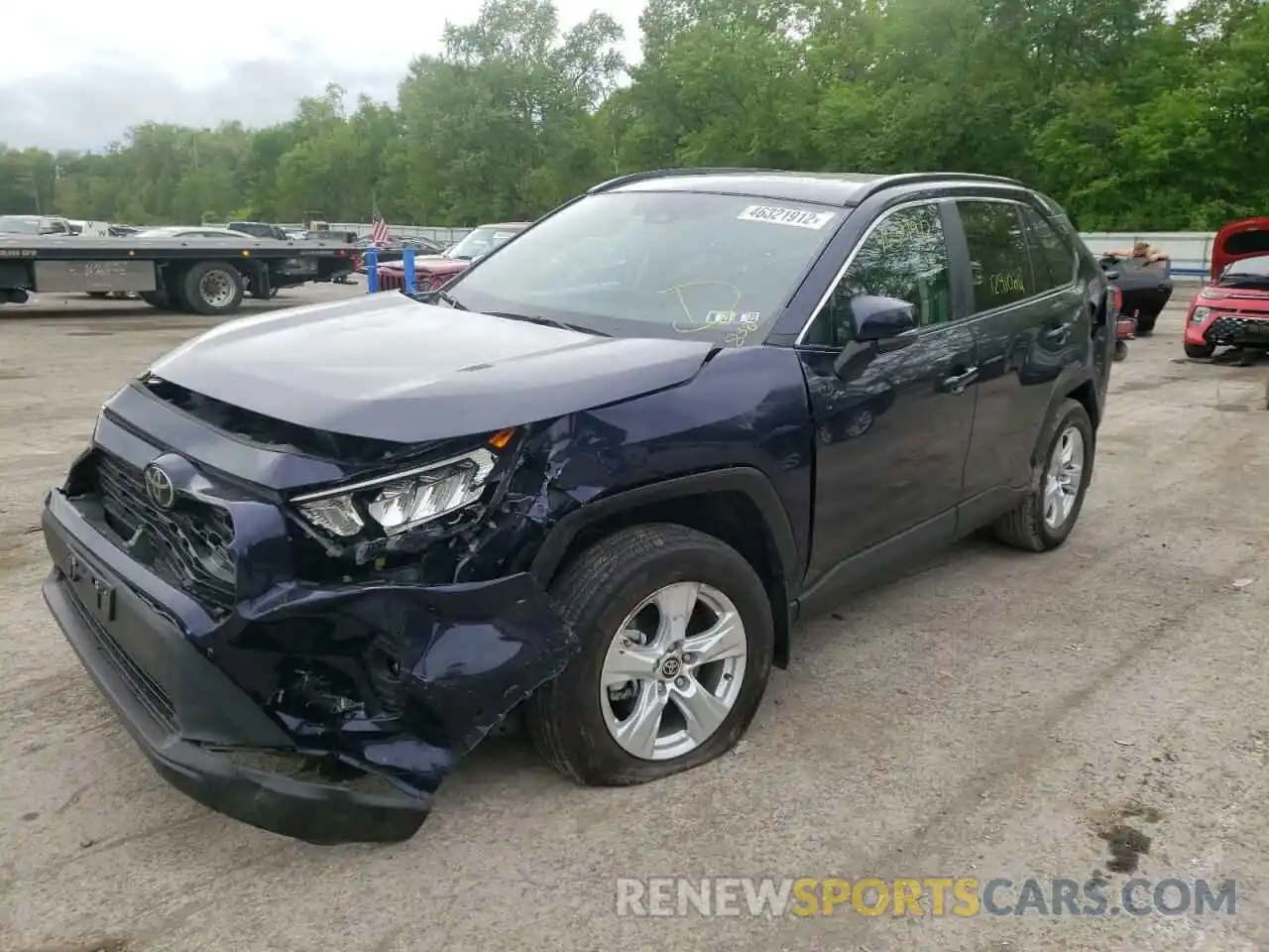 2 Photograph of a damaged car 2T3P1RFVXMW188627 TOYOTA RAV4 2021