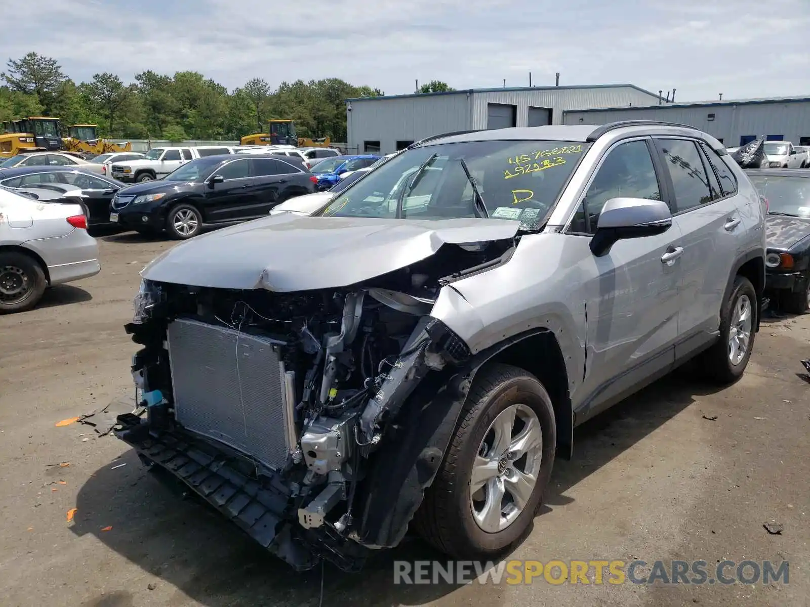 2 Photograph of a damaged car 2T3P1RFVXMW192113 TOYOTA RAV4 2021