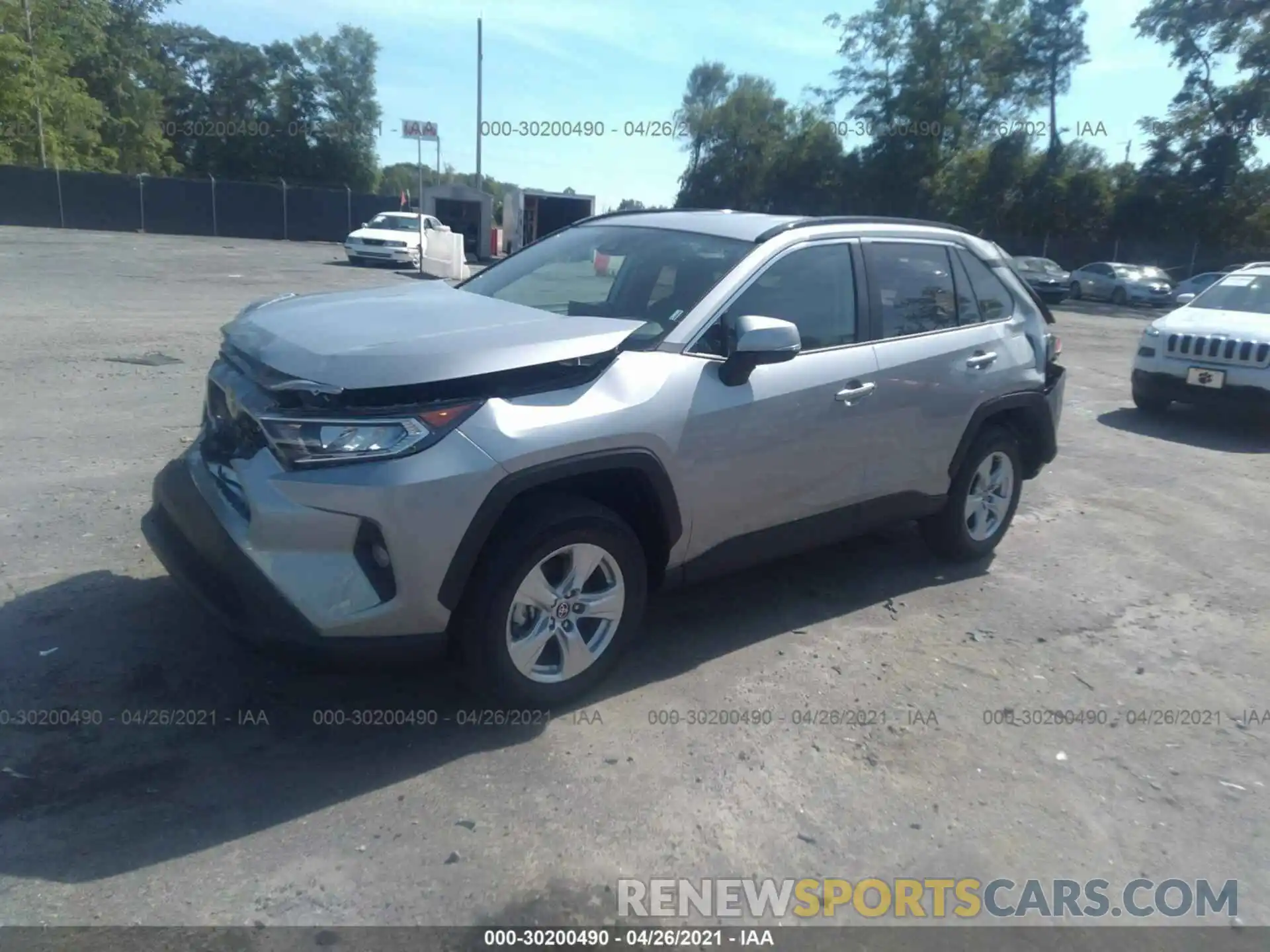 2 Photograph of a damaged car 2T3P1RFVXMW192533 TOYOTA RAV4 2021