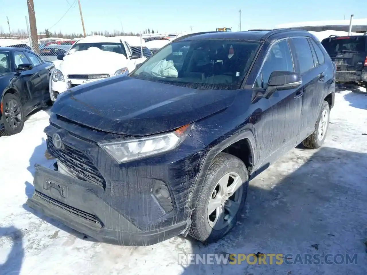 2 Photograph of a damaged car 2T3P1RFVXMW197747 TOYOTA RAV4 2021