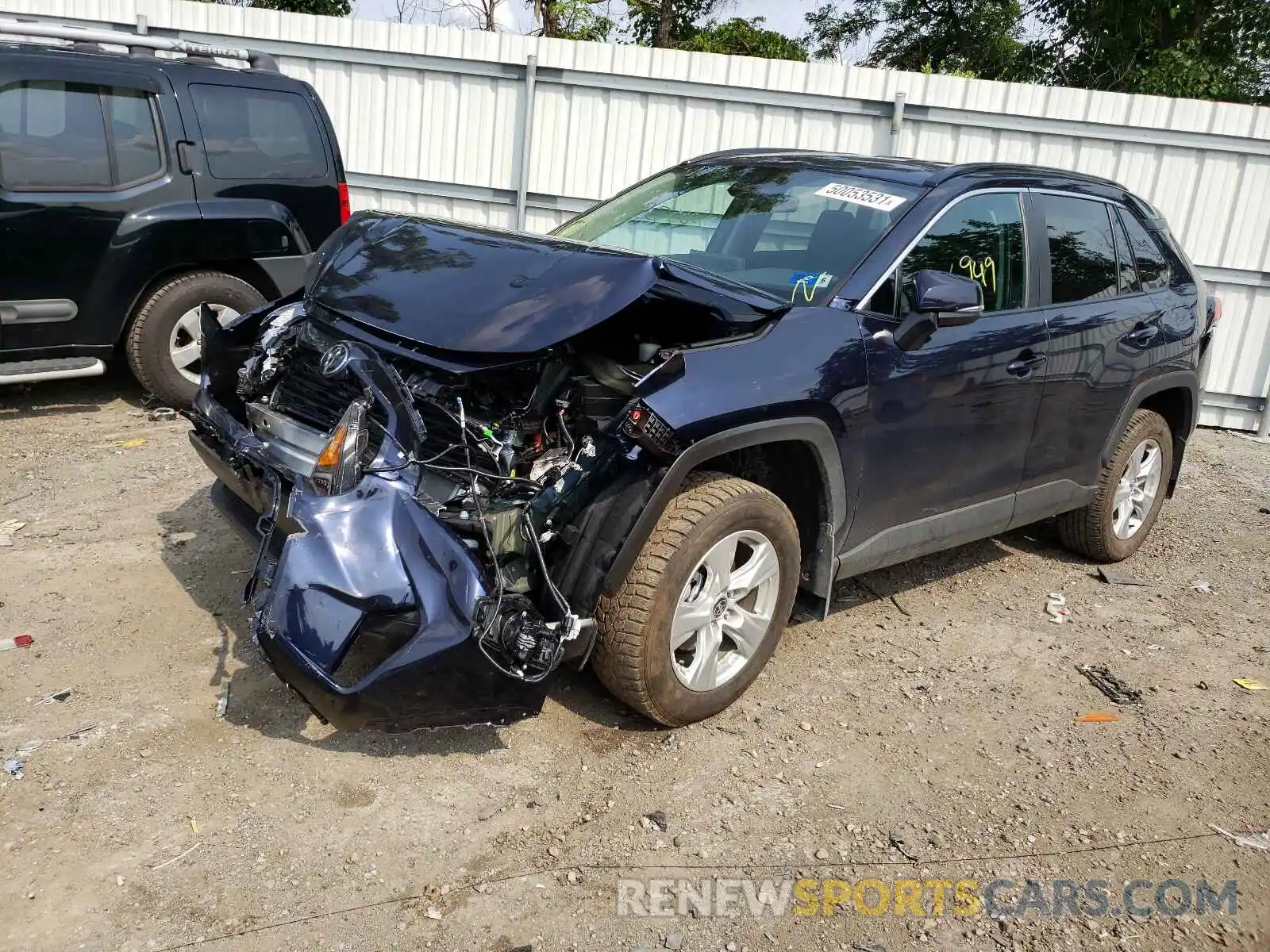 2 Photograph of a damaged car 2T3P1RFVXMW208634 TOYOTA RAV4 2021