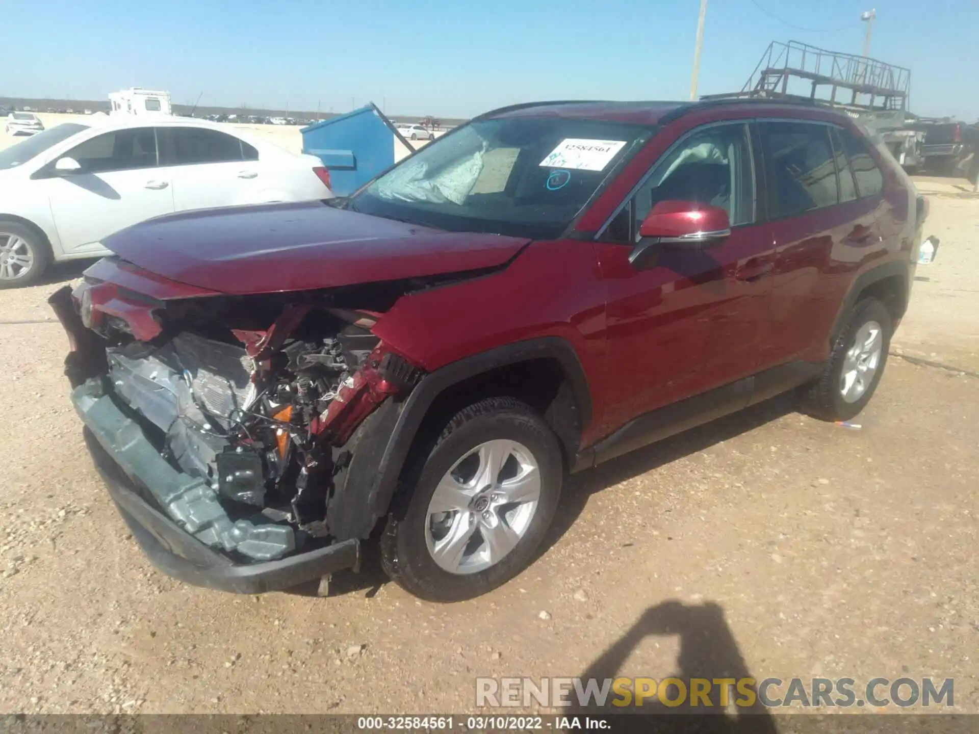 2 Photograph of a damaged car 2T3P1RFVXMW208682 TOYOTA RAV4 2021