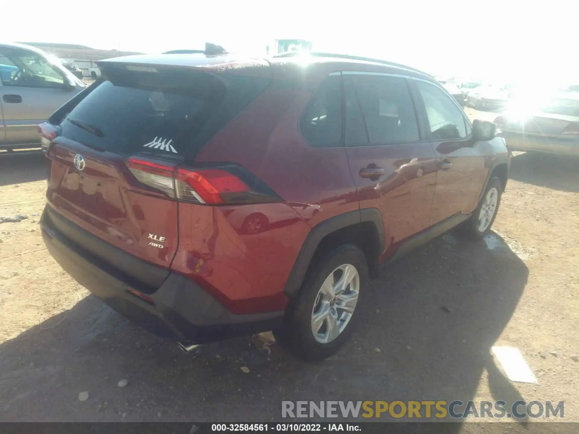 4 Фотография поврежденного автомобиля 2T3P1RFVXMW208682 TOYOTA RAV4 2021