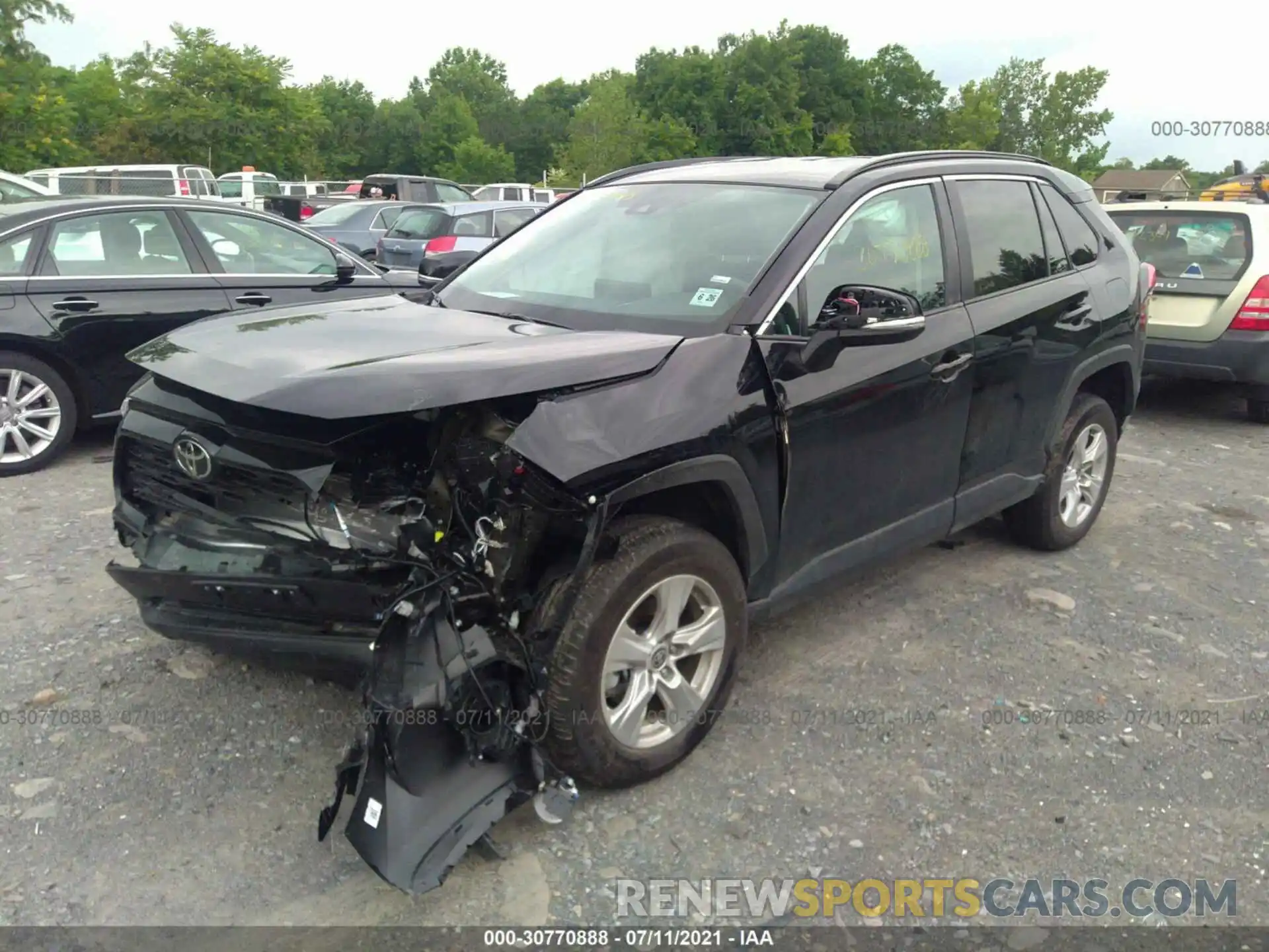 2 Photograph of a damaged car 2T3P1RFVXMW212425 TOYOTA RAV4 2021