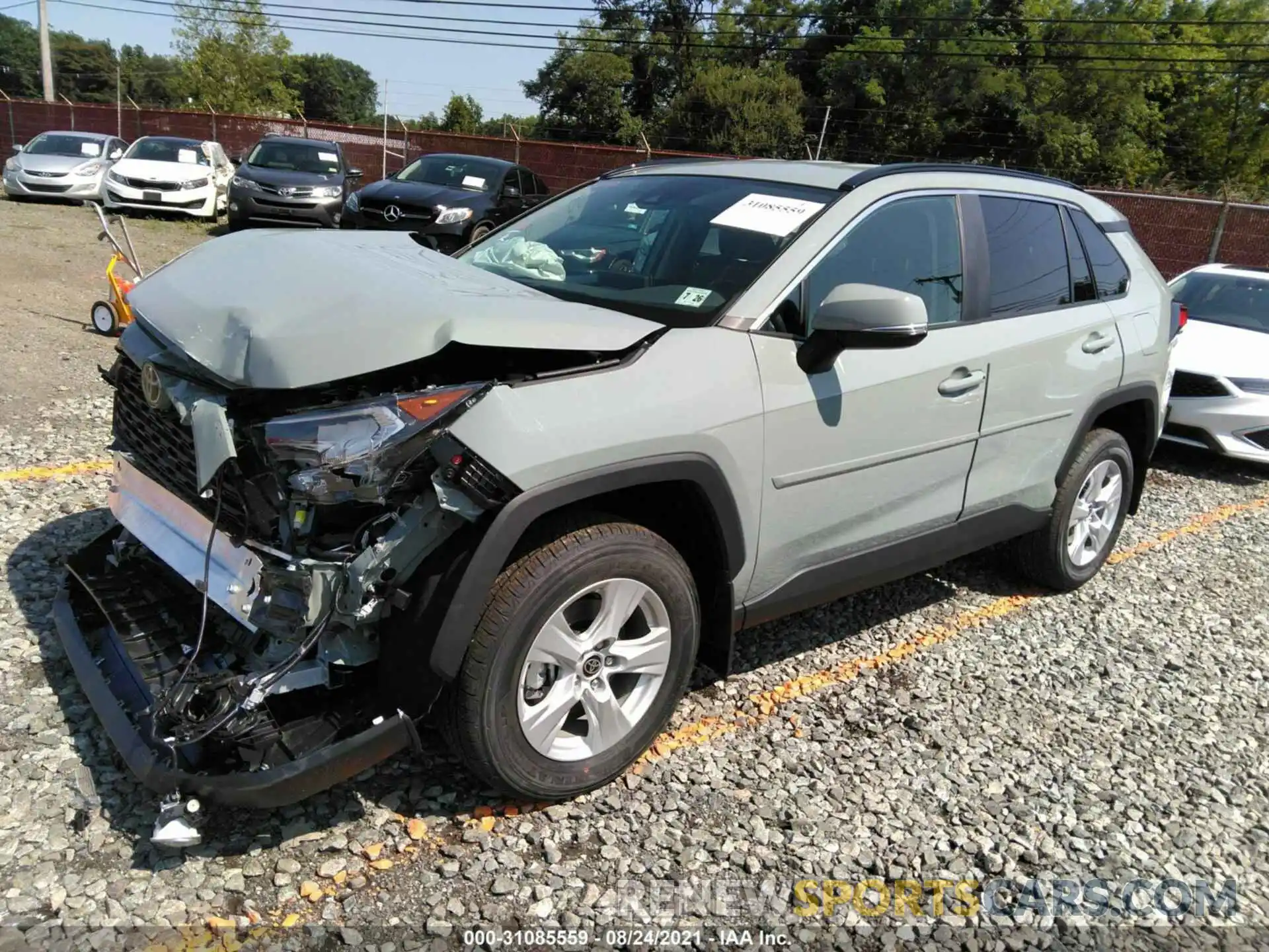 2 Photograph of a damaged car 2T3P1RFVXMW216751 TOYOTA RAV4 2021