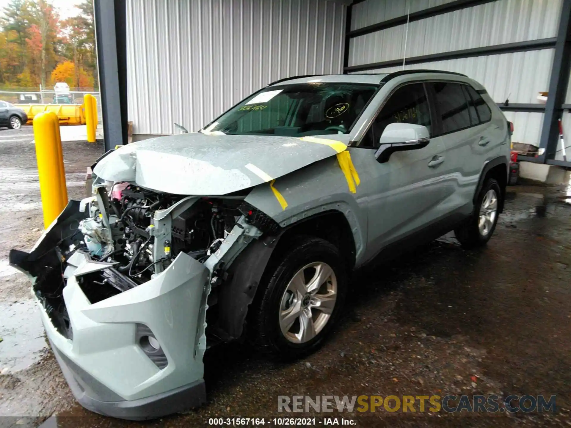 2 Photograph of a damaged car 2T3P1RFVXMW218807 TOYOTA RAV4 2021