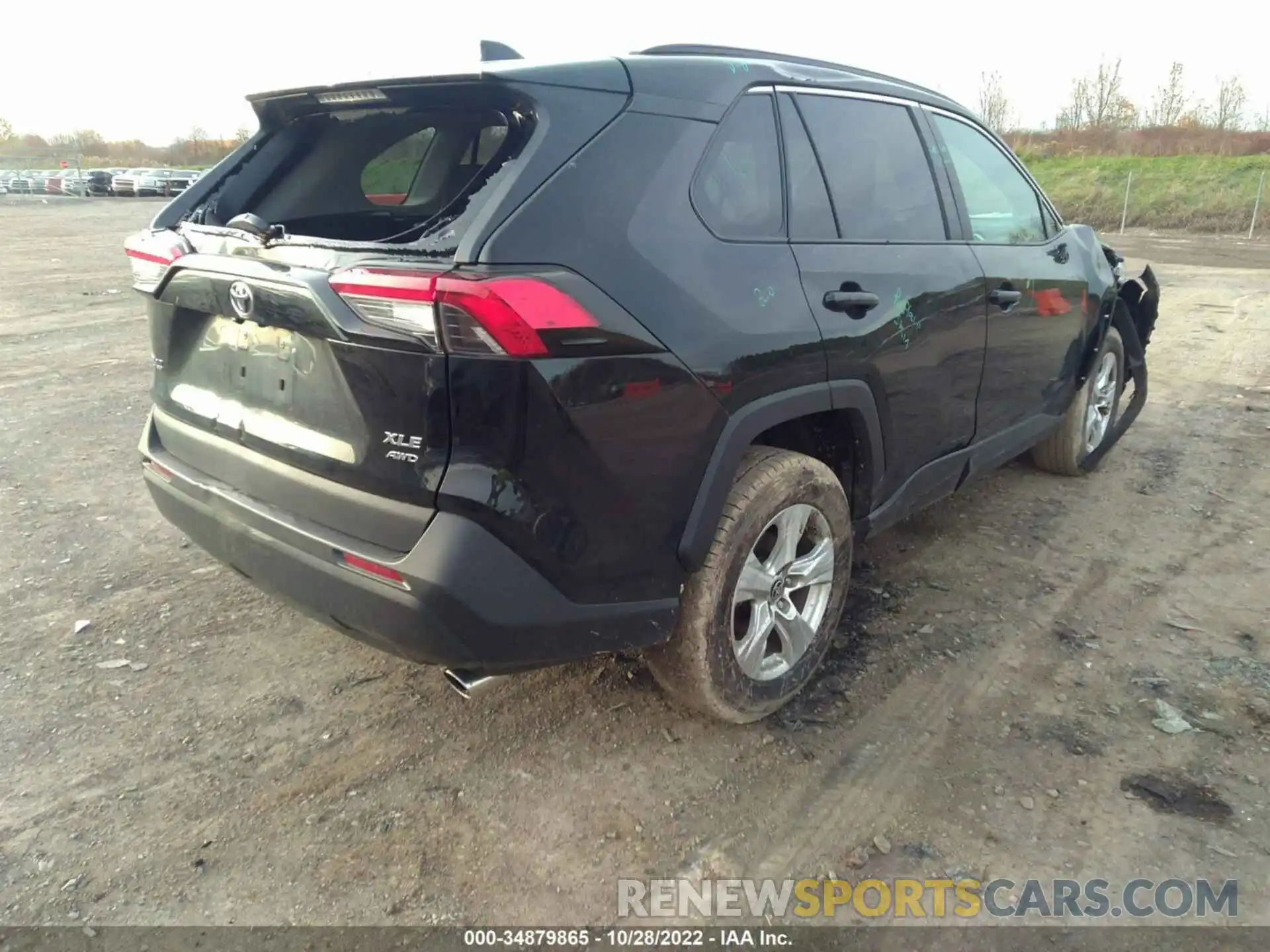 4 Photograph of a damaged car 2T3P1RFVXMW223523 TOYOTA RAV4 2021