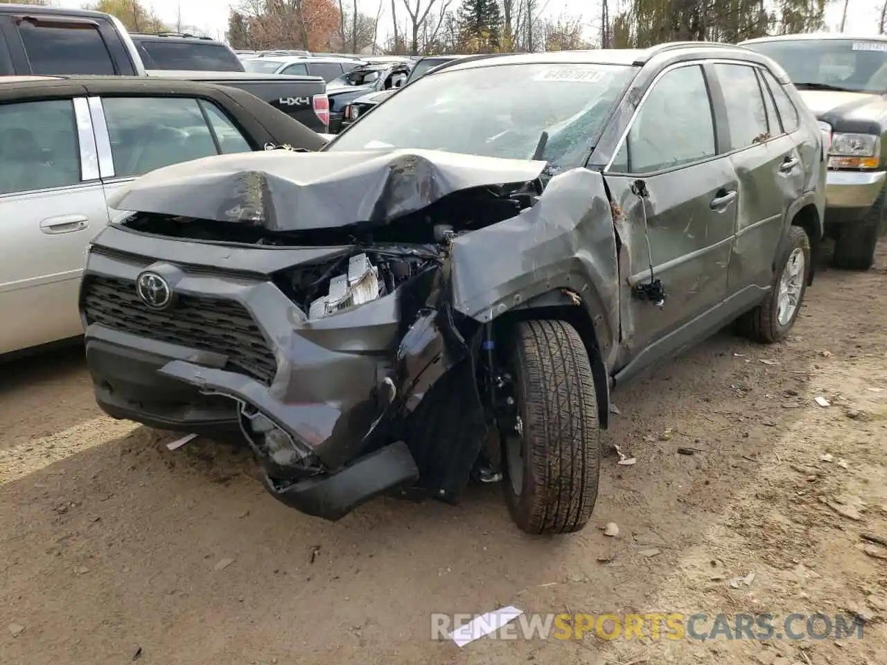 2 Photograph of a damaged car 2T3P1RFVXMW226552 TOYOTA RAV4 2021