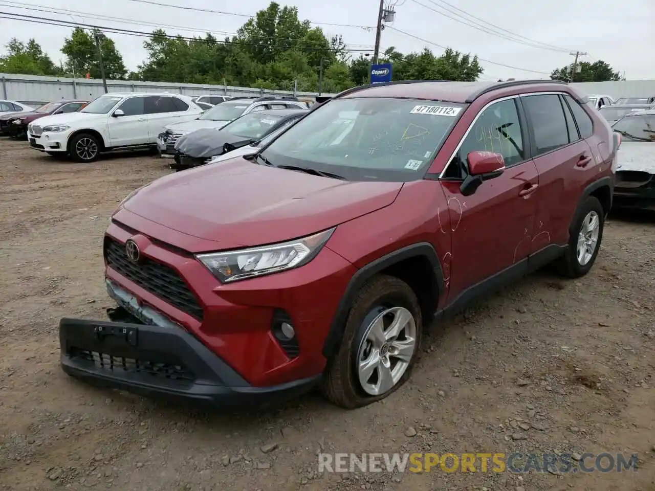 2 Photograph of a damaged car 2T3P1RFVXMW248227 TOYOTA RAV4 2021