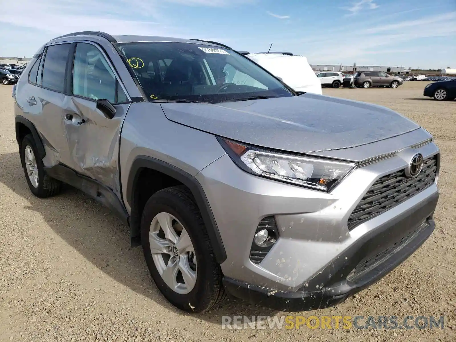 1 Photograph of a damaged car 2T3R1RFV2MC181391 TOYOTA RAV4 2021