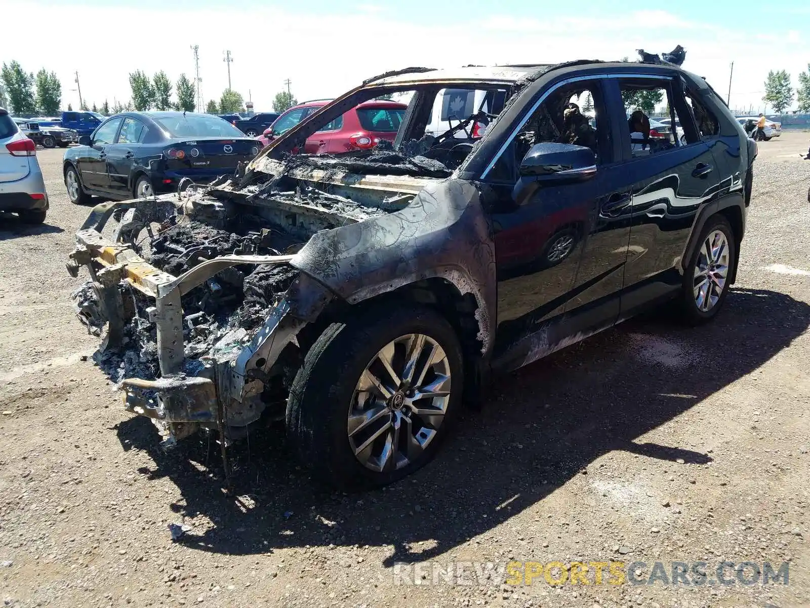 2 Photograph of a damaged car 2T3R1RFV3MC206122 TOYOTA RAV4 2021