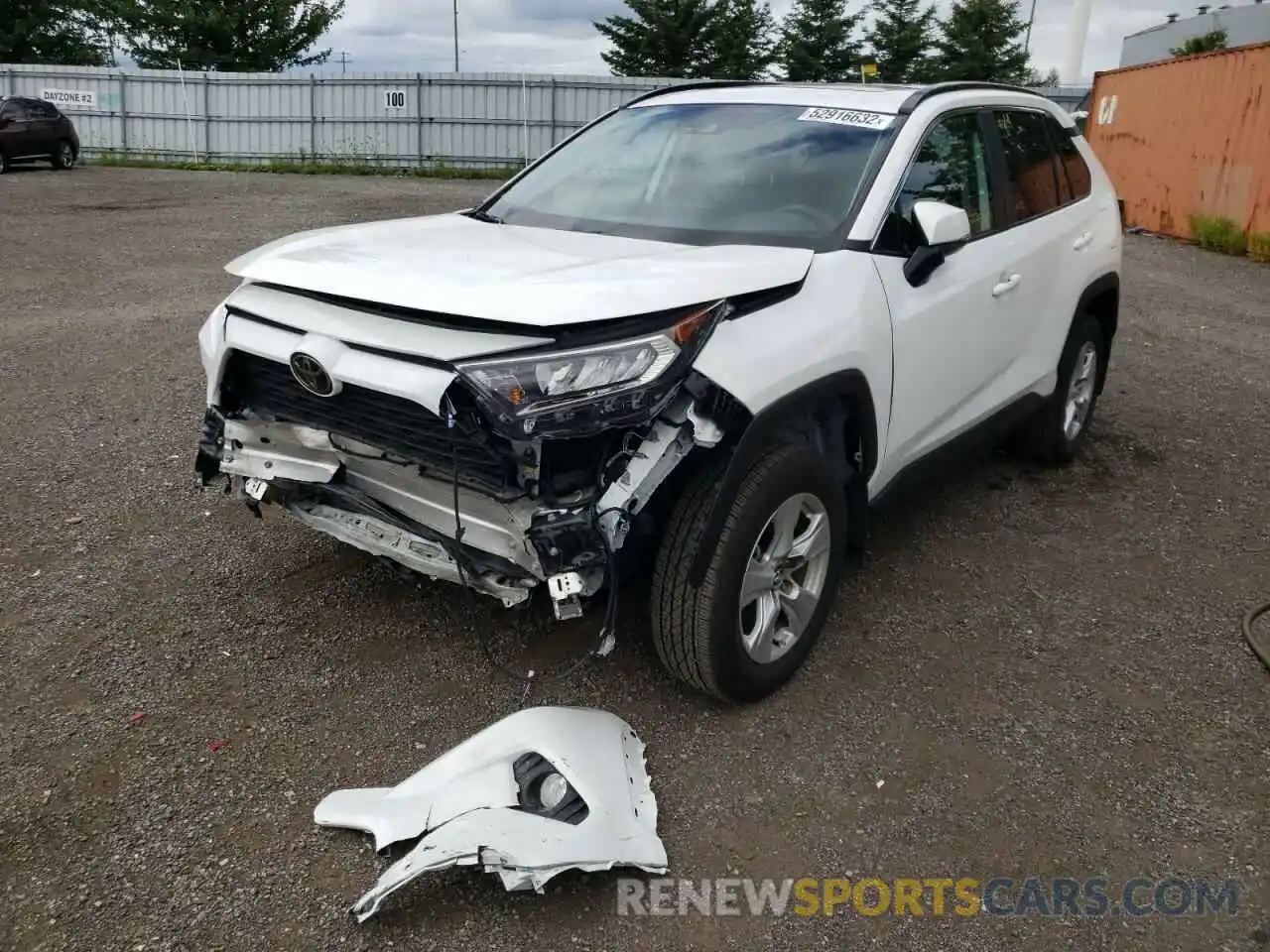 2 Photograph of a damaged car 2T3R1RFV4MC162969 TOYOTA RAV4 2021