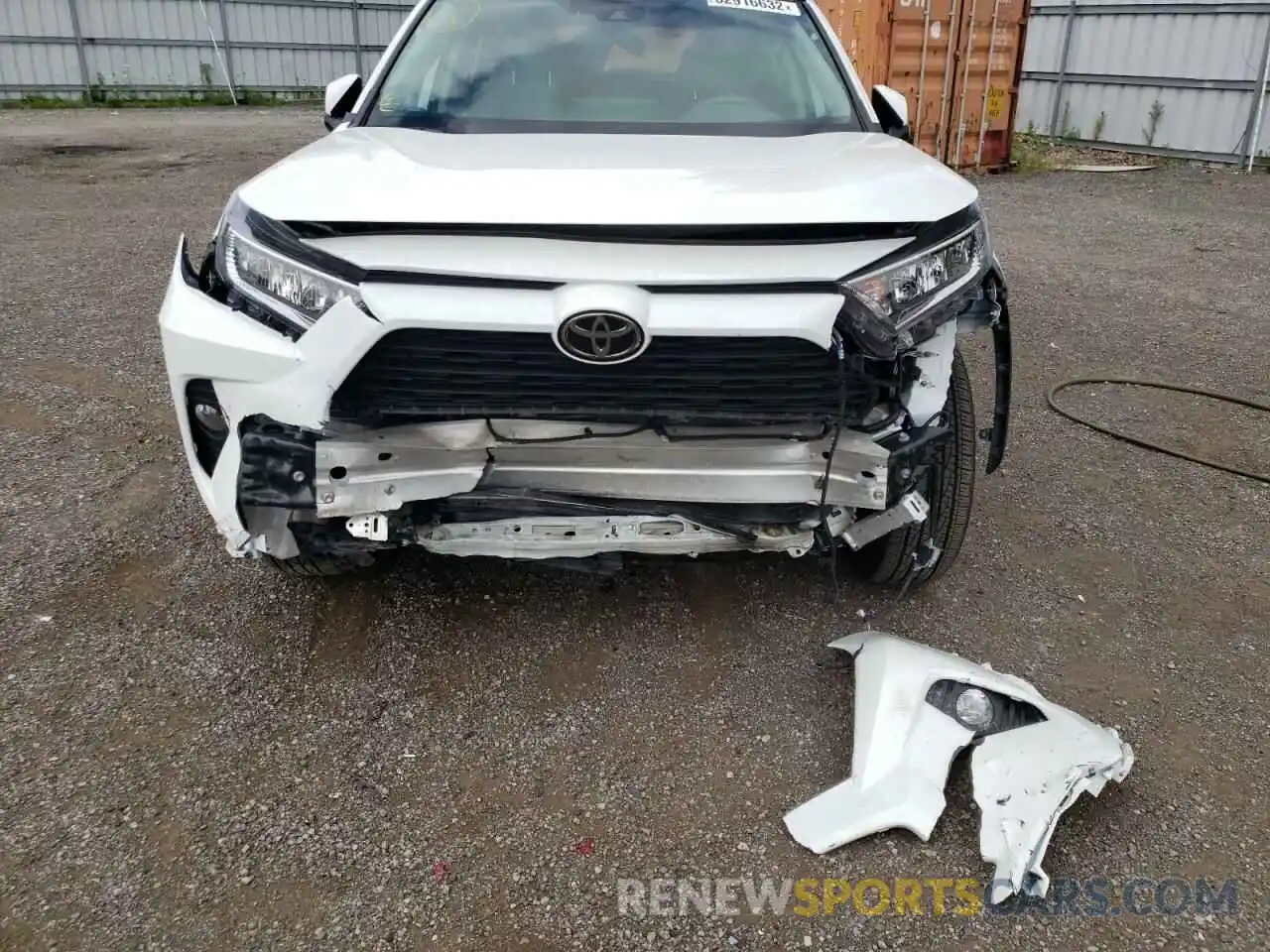 9 Фотография поврежденного автомобиля 2T3R1RFV4MC162969 TOYOTA RAV4 2021