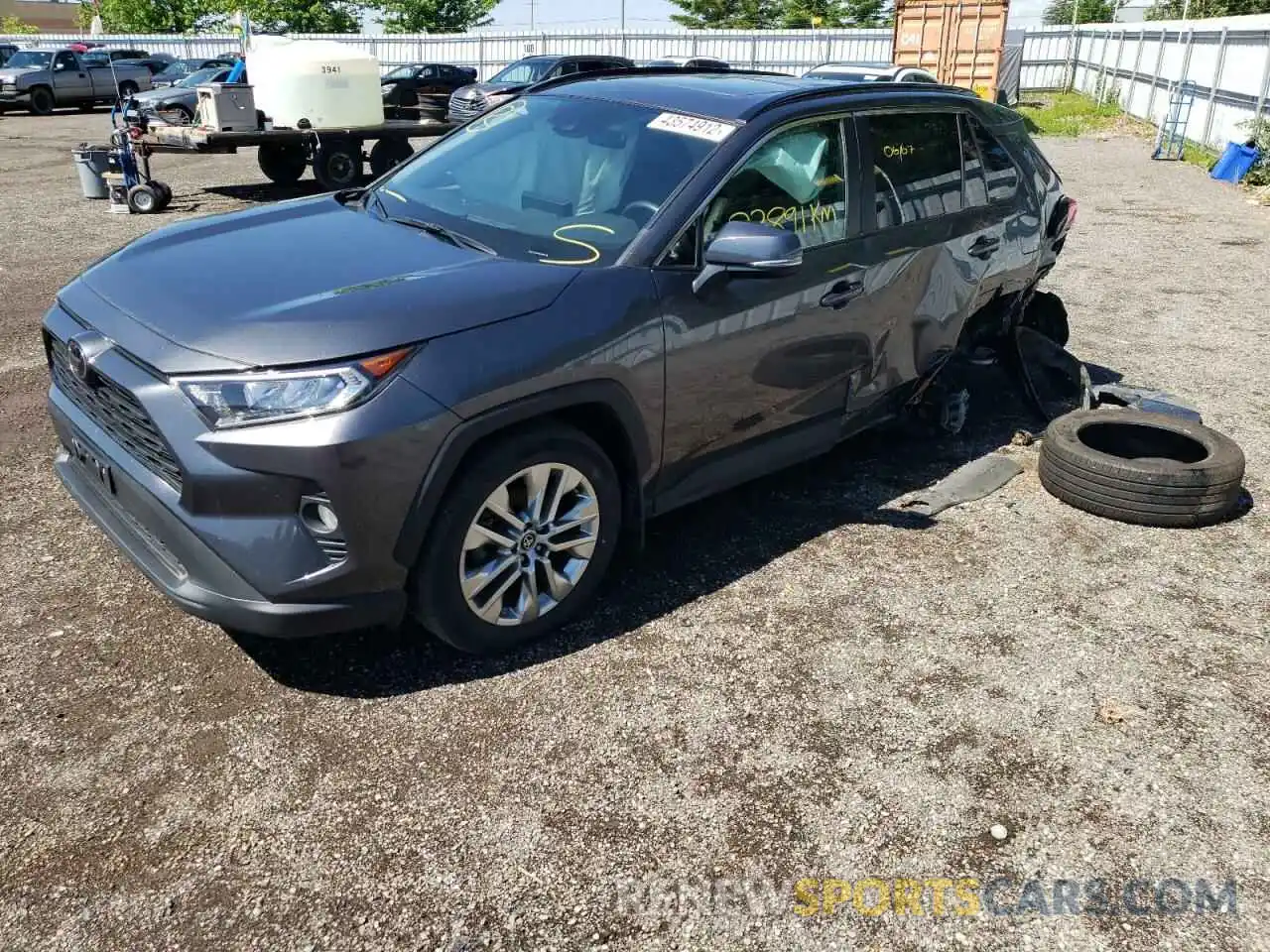 2 Photograph of a damaged car 2T3R1RFV5MC162317 TOYOTA RAV4 2021