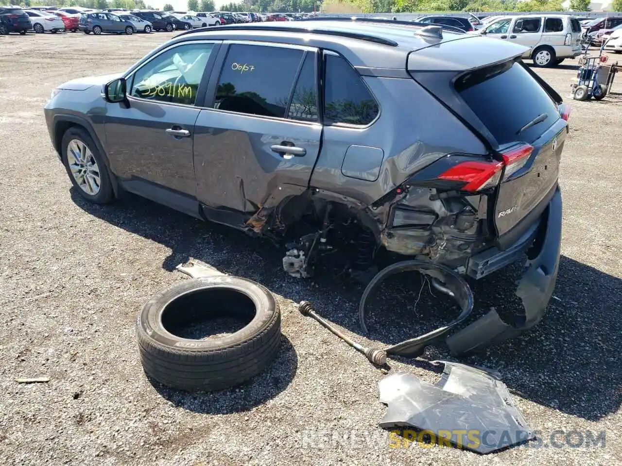 3 Photograph of a damaged car 2T3R1RFV5MC162317 TOYOTA RAV4 2021