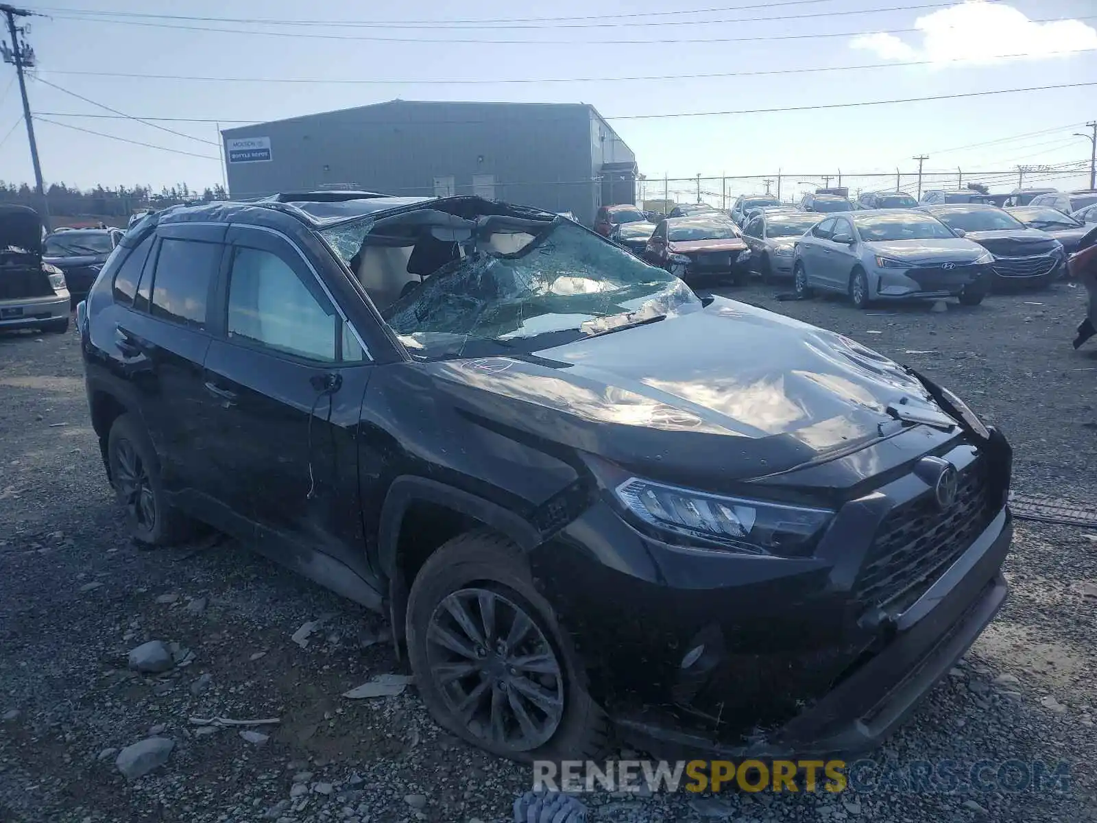 1 Photograph of a damaged car 2T3R1RFV5MC170160 TOYOTA RAV4 2021