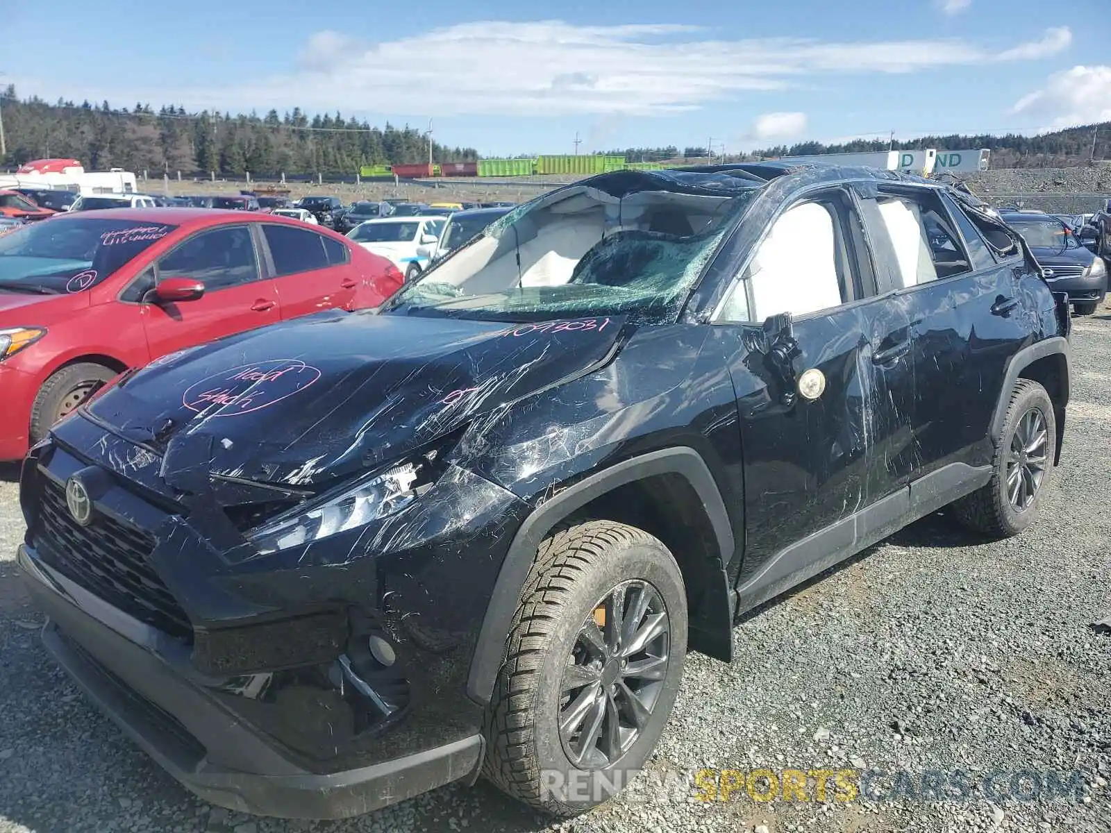 2 Photograph of a damaged car 2T3R1RFV5MC170160 TOYOTA RAV4 2021