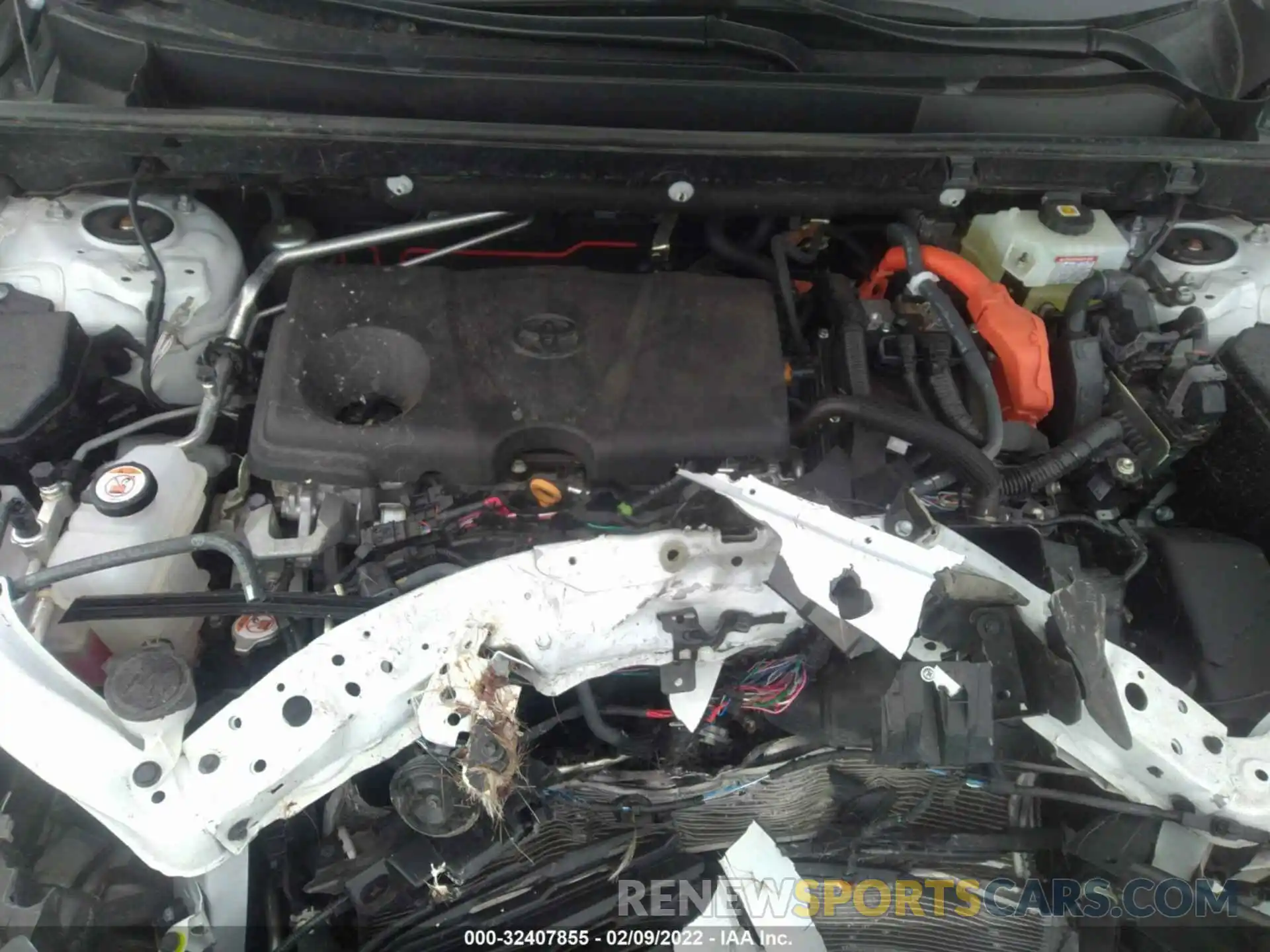 10 Фотография поврежденного автомобиля 2T3R6RFV0MW013846 TOYOTA RAV4 2021