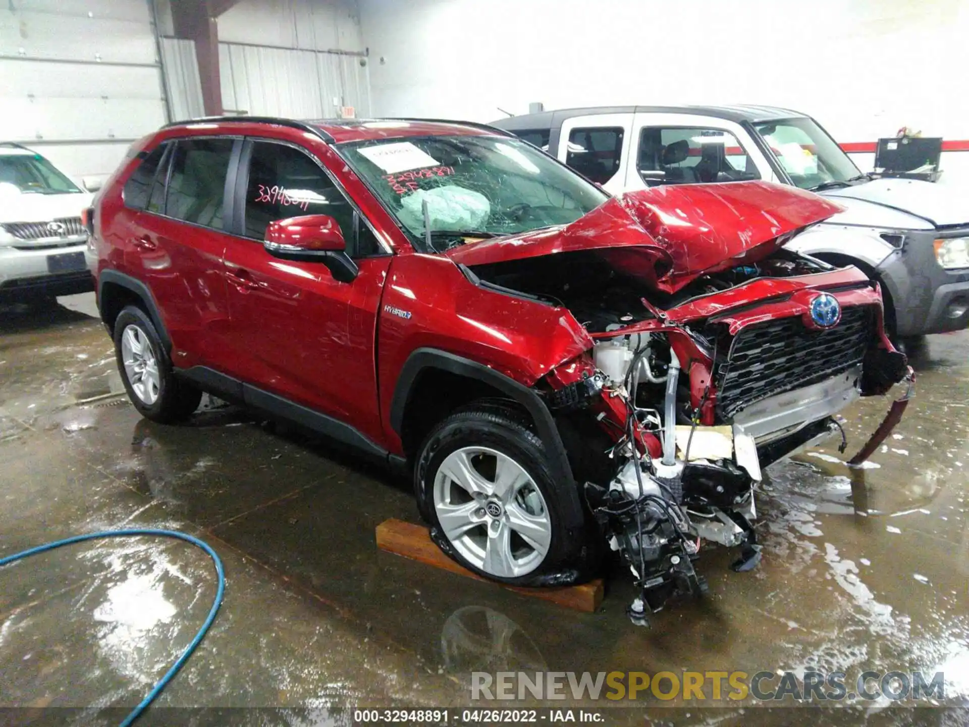 1 Фотография поврежденного автомобиля 2T3R6RFV1MW011216 TOYOTA RAV4 2021