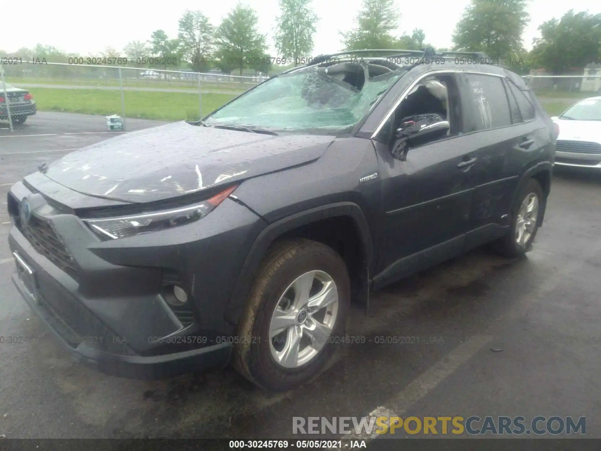 2 Photograph of a damaged car 2T3R6RFV1MW011328 TOYOTA RAV4 2021