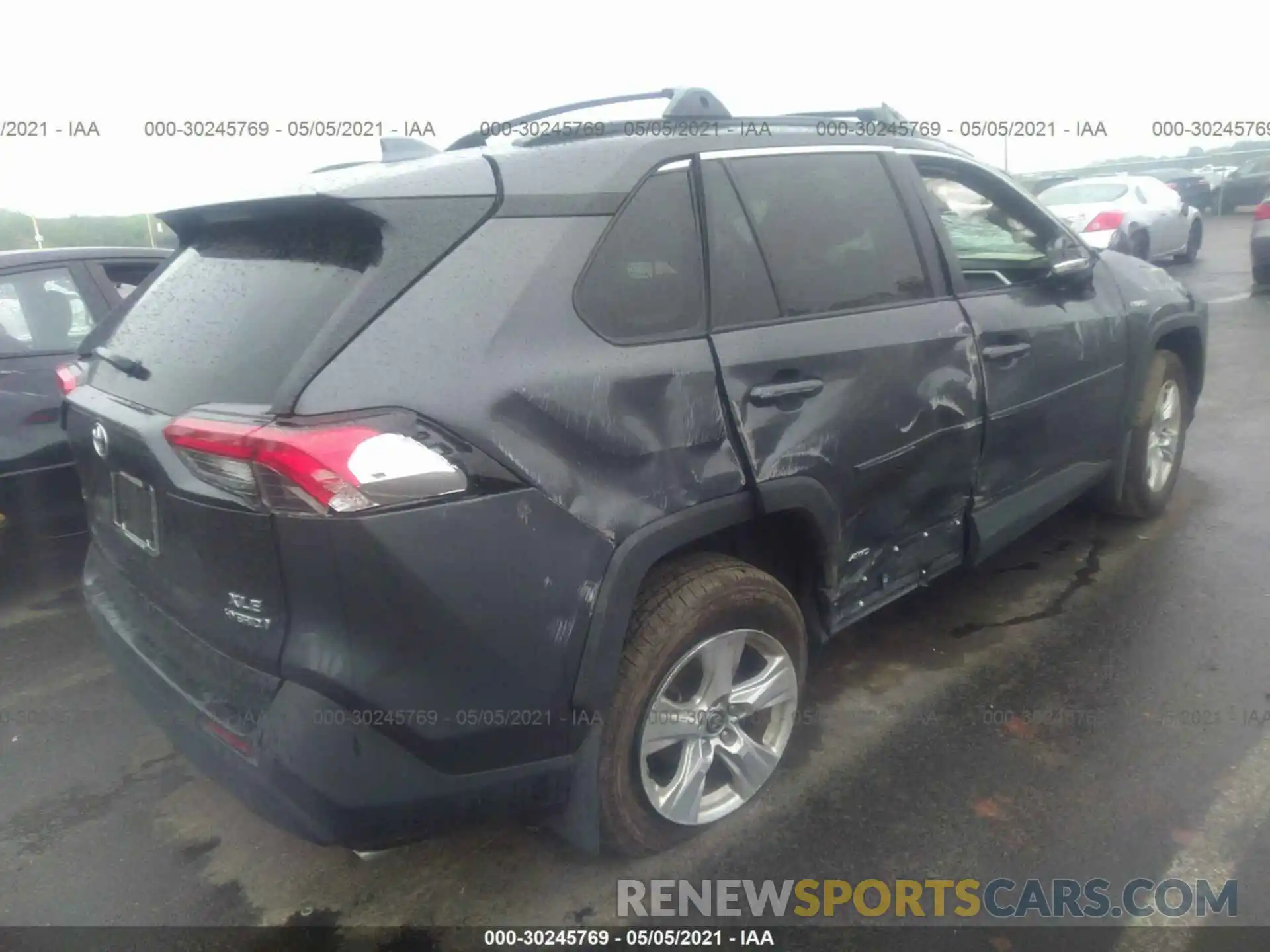 4 Фотография поврежденного автомобиля 2T3R6RFV1MW011328 TOYOTA RAV4 2021