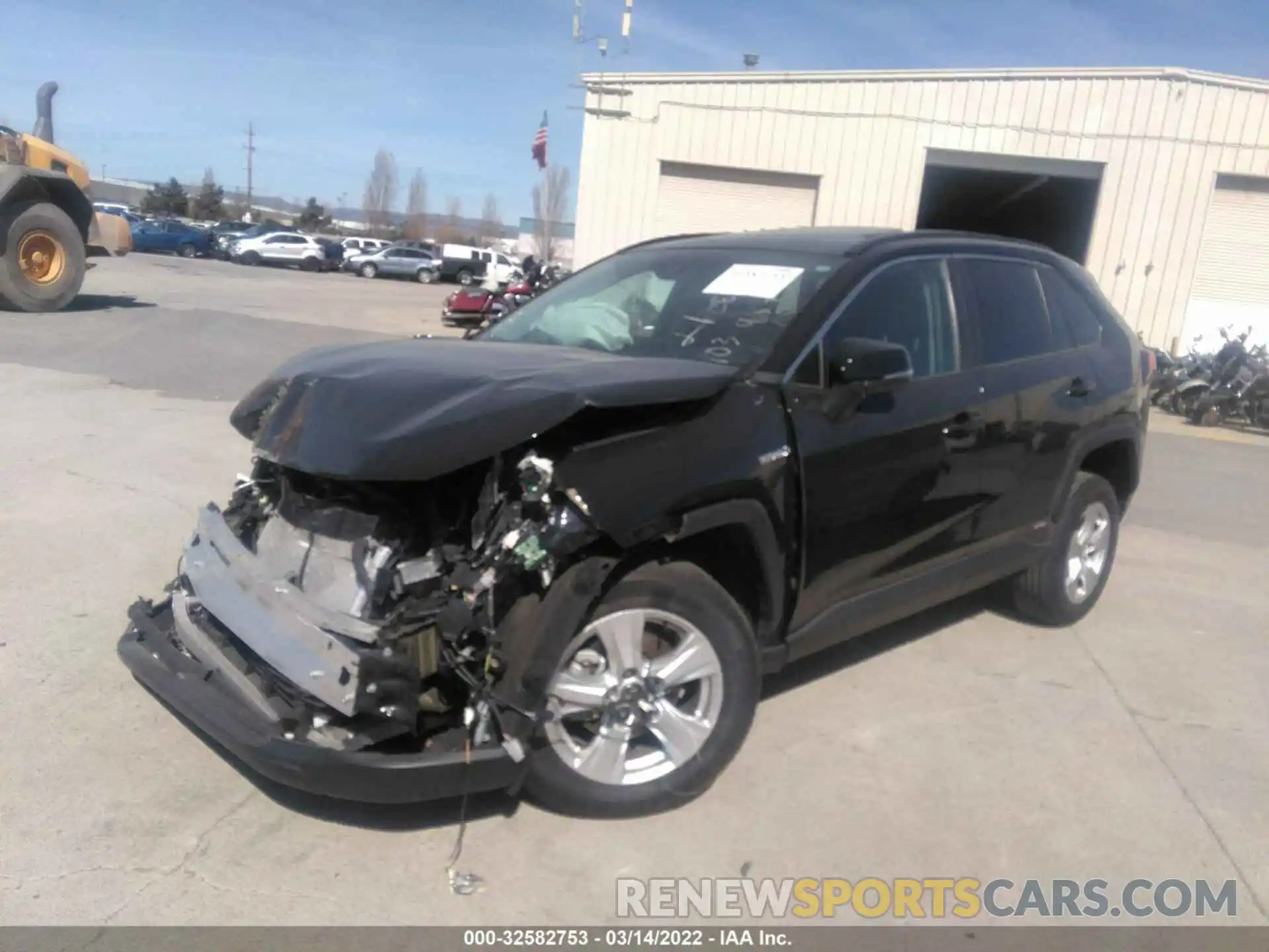 2 Photograph of a damaged car 2T3R6RFV1MW013600 TOYOTA RAV4 2021