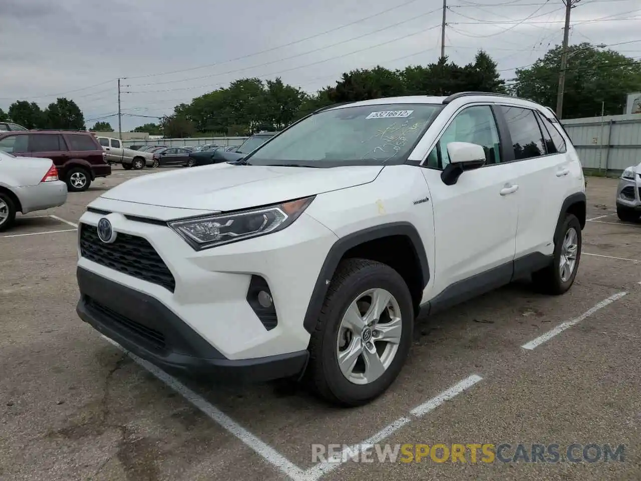 2 Photograph of a damaged car 2T3R6RFV2MW009748 TOYOTA RAV4 2021