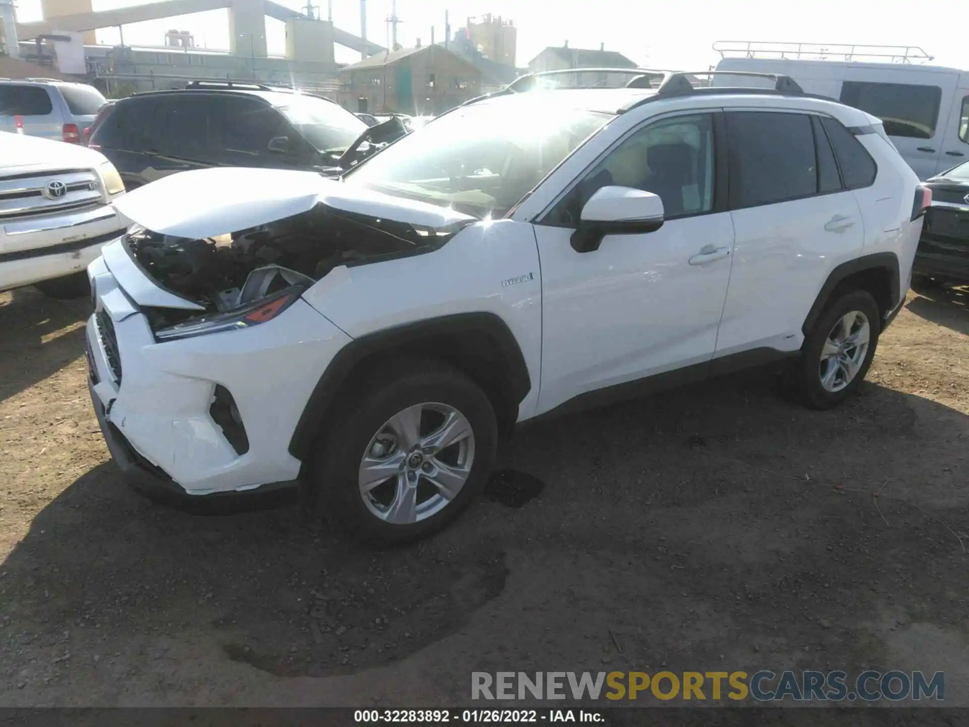 2 Photograph of a damaged car 2T3R6RFV2MW010687 TOYOTA RAV4 2021