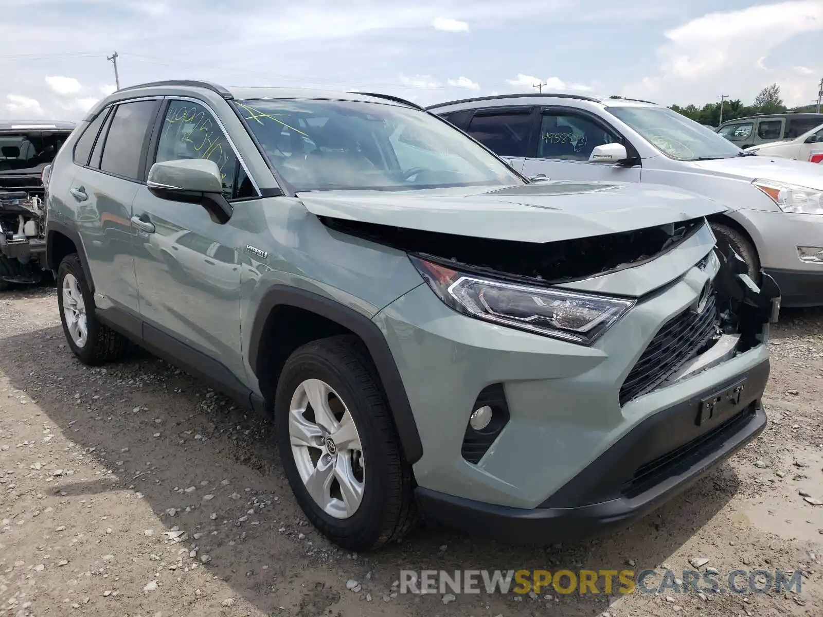 1 Фотография поврежденного автомобиля 2T3R6RFV3MW016997 TOYOTA RAV4 2021