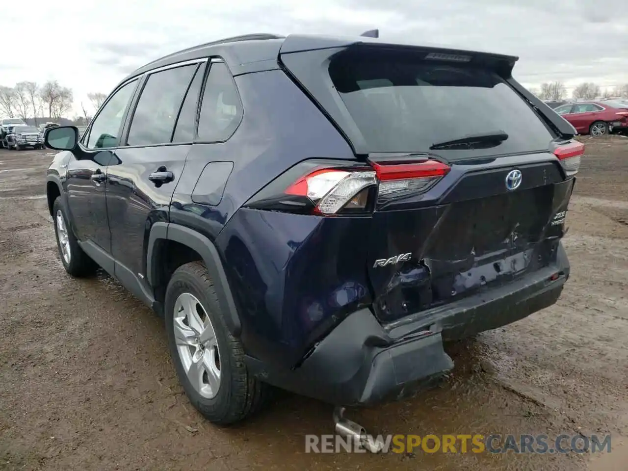 3 Photograph of a damaged car 2T3R6RFV3MW018958 TOYOTA RAV4 2021