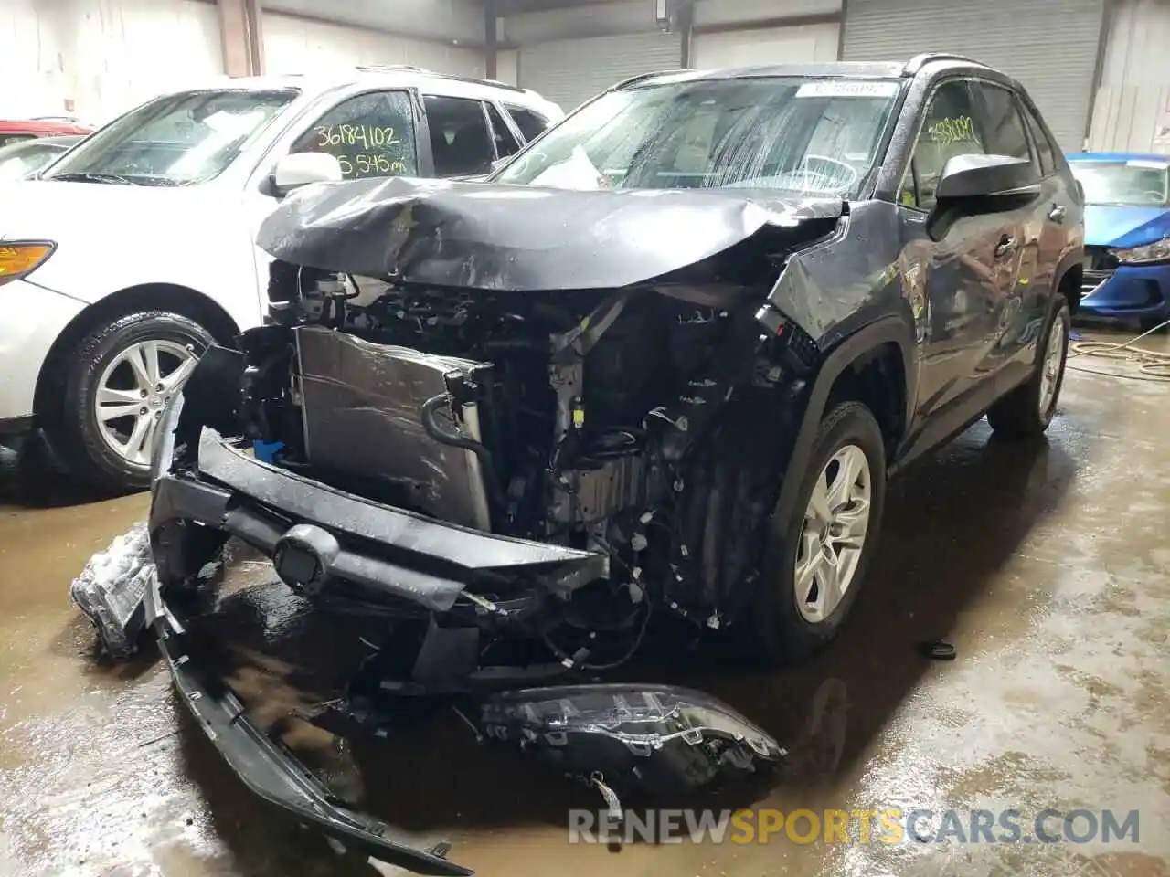 2 Photograph of a damaged car 2T3R6RFV4MW016751 TOYOTA RAV4 2021