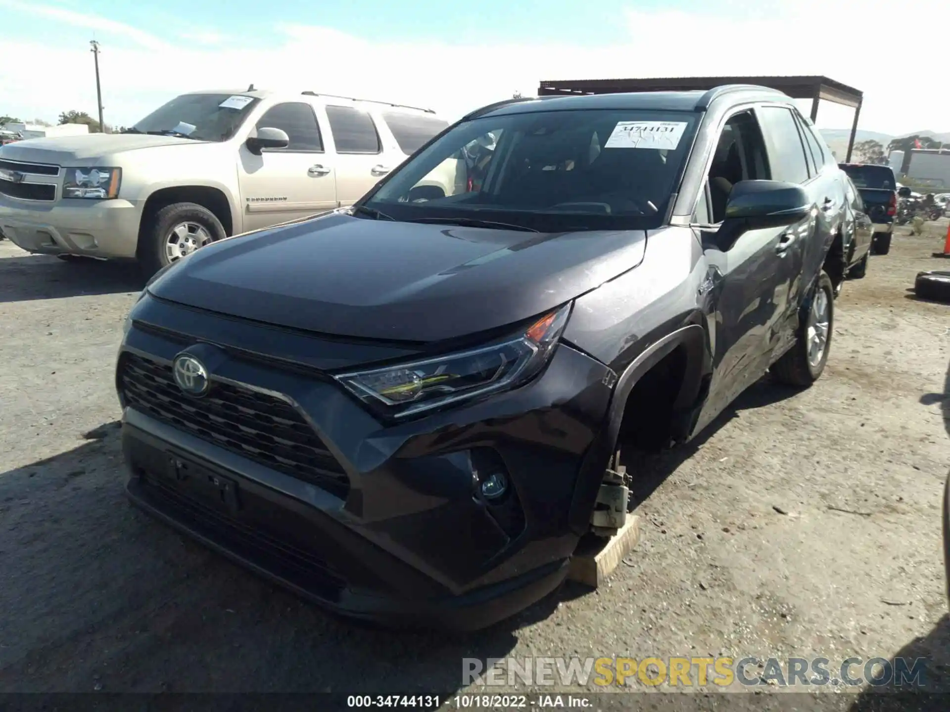 2 Фотография поврежденного автомобиля 2T3R6RFV5MW011686 TOYOTA RAV4 2021