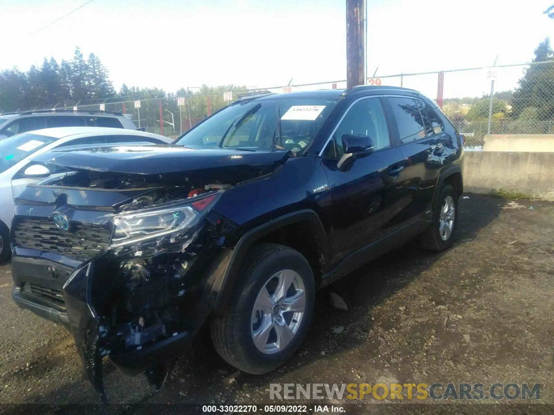 2 Photograph of a damaged car 2T3R6RFV6MW010773 TOYOTA RAV4 2021