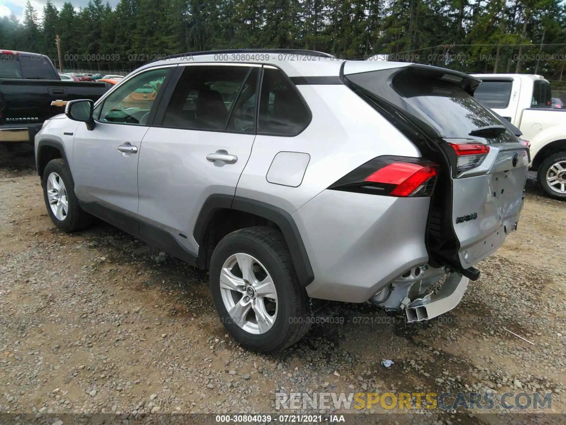 3 Photograph of a damaged car 2T3R6RFVXMW004264 TOYOTA RAV4 2021