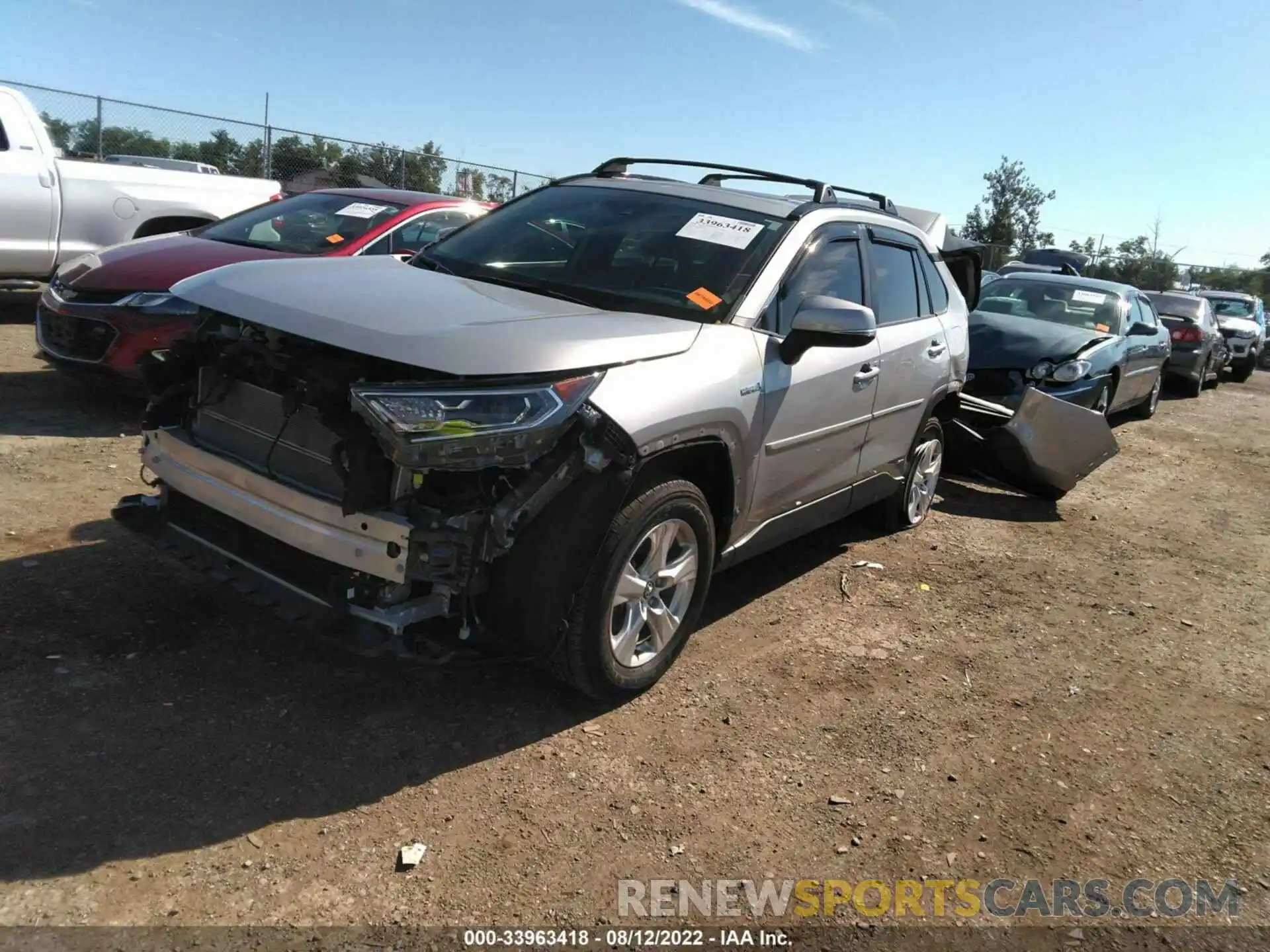 2 Photograph of a damaged car 2T3R6RFVXMW004457 TOYOTA RAV4 2021